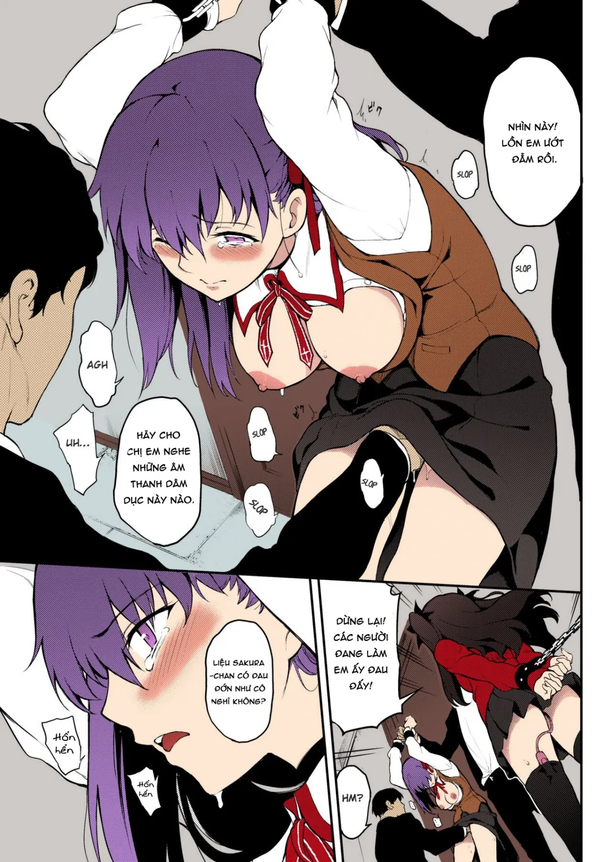 HentaiVN.net - Ảnh 12 - Chị em nhà Tohsaka sa ngã - Bản màu