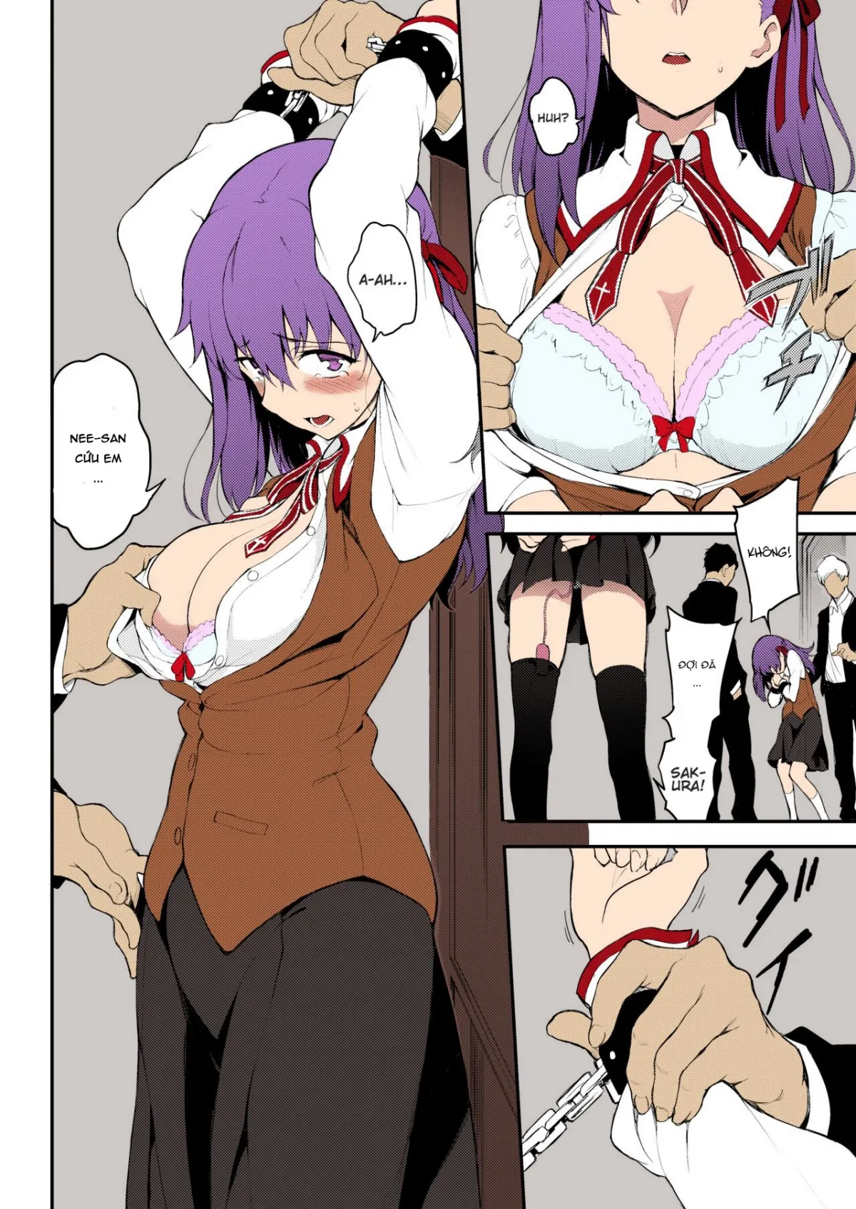 HentaiVN.net - Ảnh 7 - Chị em nhà Tohsaka sa ngã - Bản màu