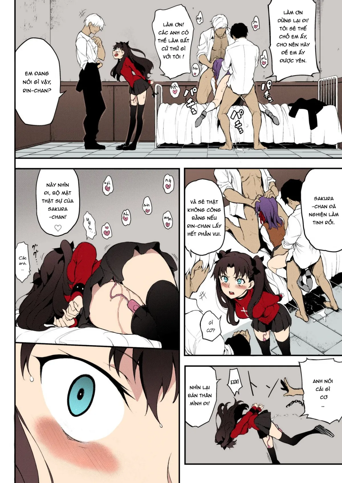 HentaiVN.net - Ảnh 17 - Chị em nhà Tohsaka sa ngã - Bản màu