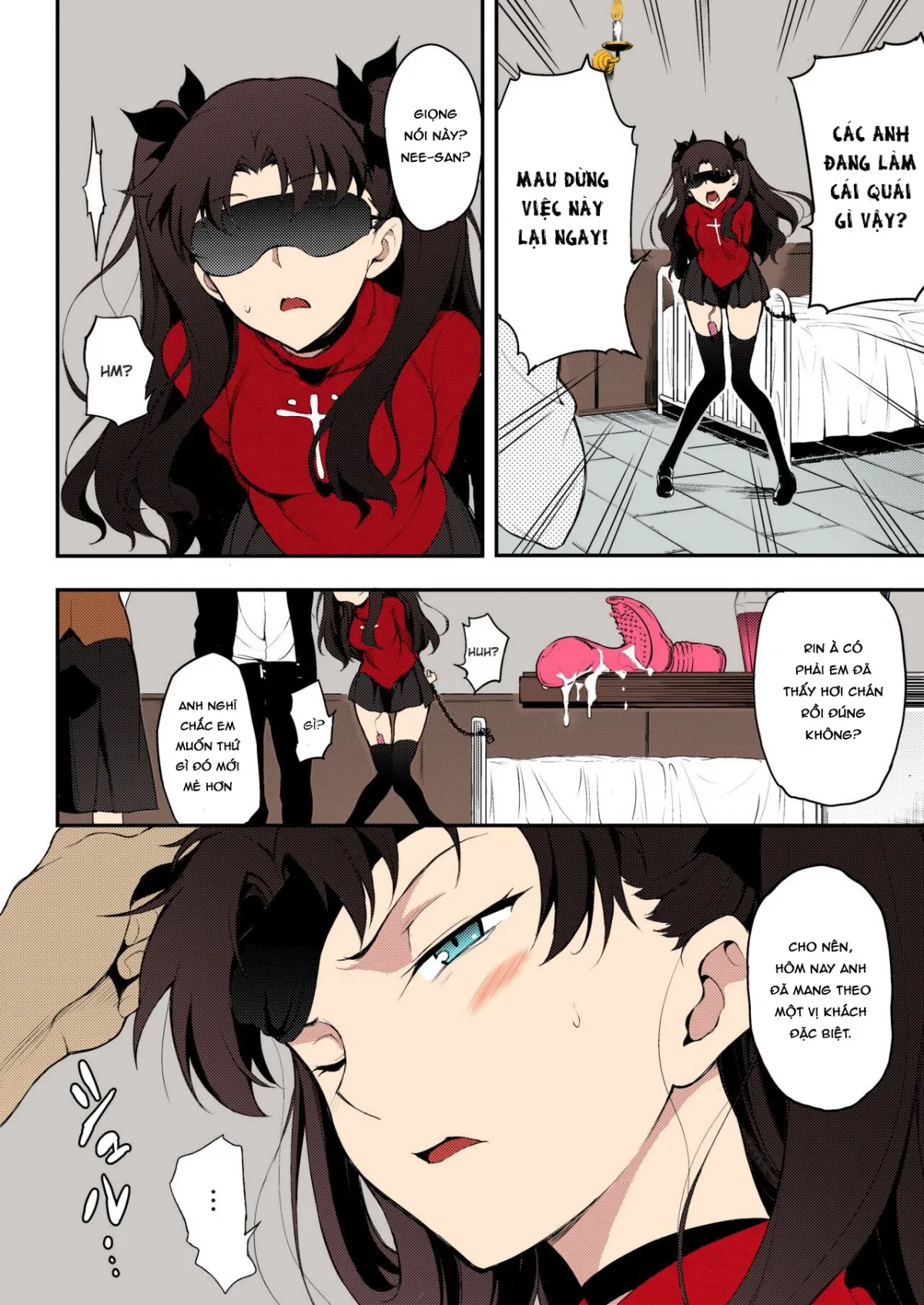 HentaiVN.net - Ảnh 5 - Chị em nhà Tohsaka sa ngã - Bản màu