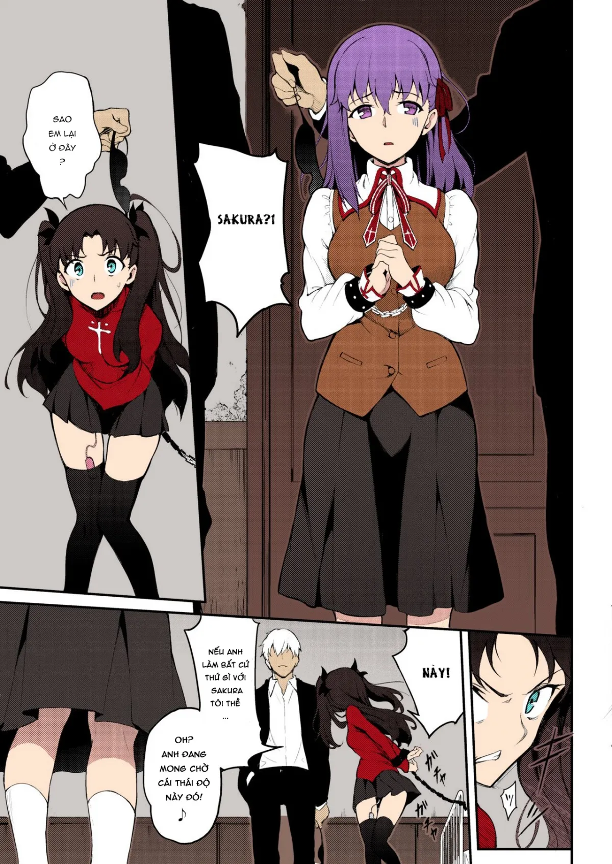 HentaiVN.net - Ảnh 6 - Chị em nhà Tohsaka sa ngã - Bản màu