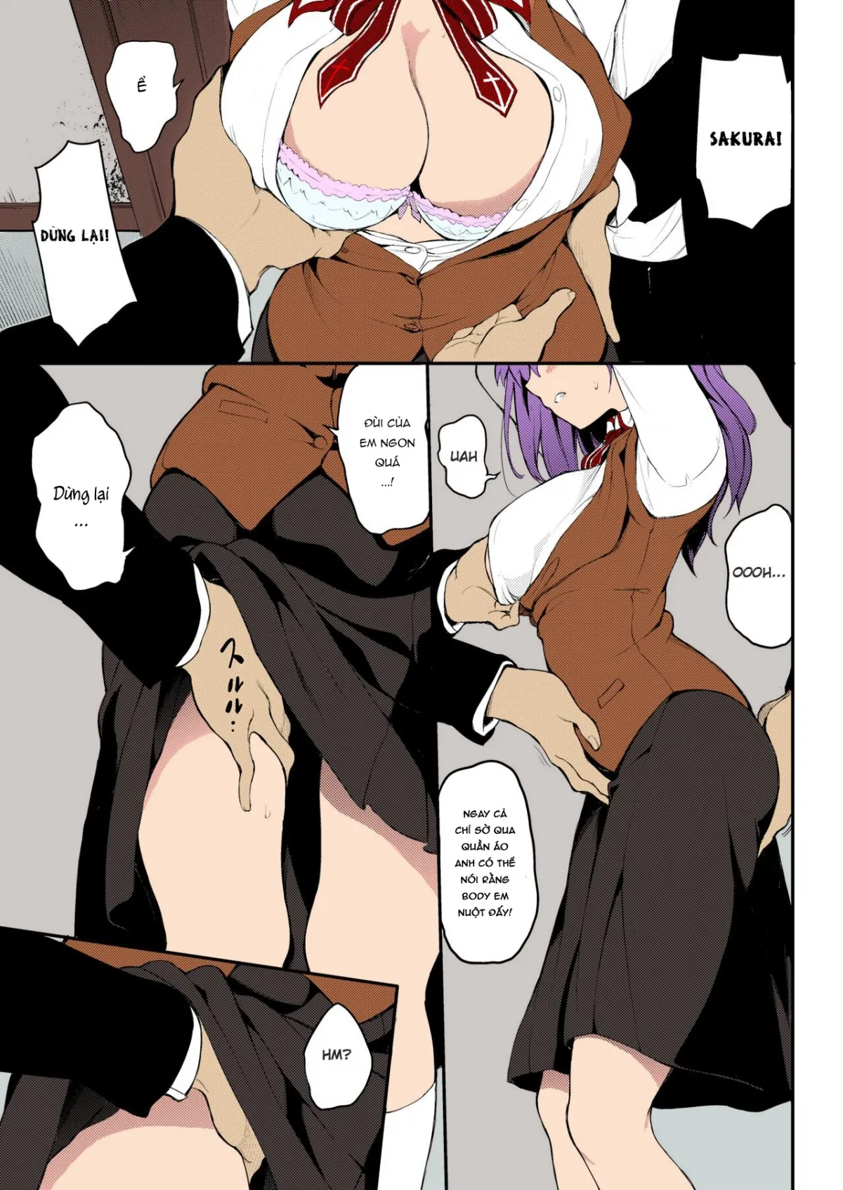 HentaiVN.net - Ảnh 8 - Chị em nhà Tohsaka sa ngã - Bản màu