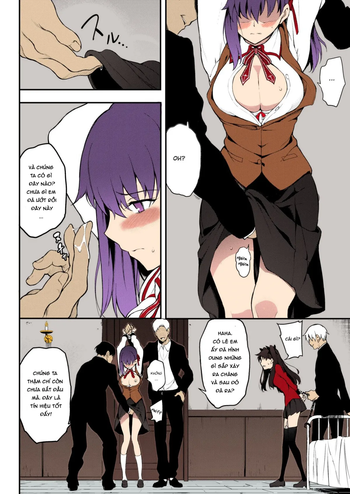 HentaiVN.net - Ảnh 9 - Chị em nhà Tohsaka sa ngã - Bản màu