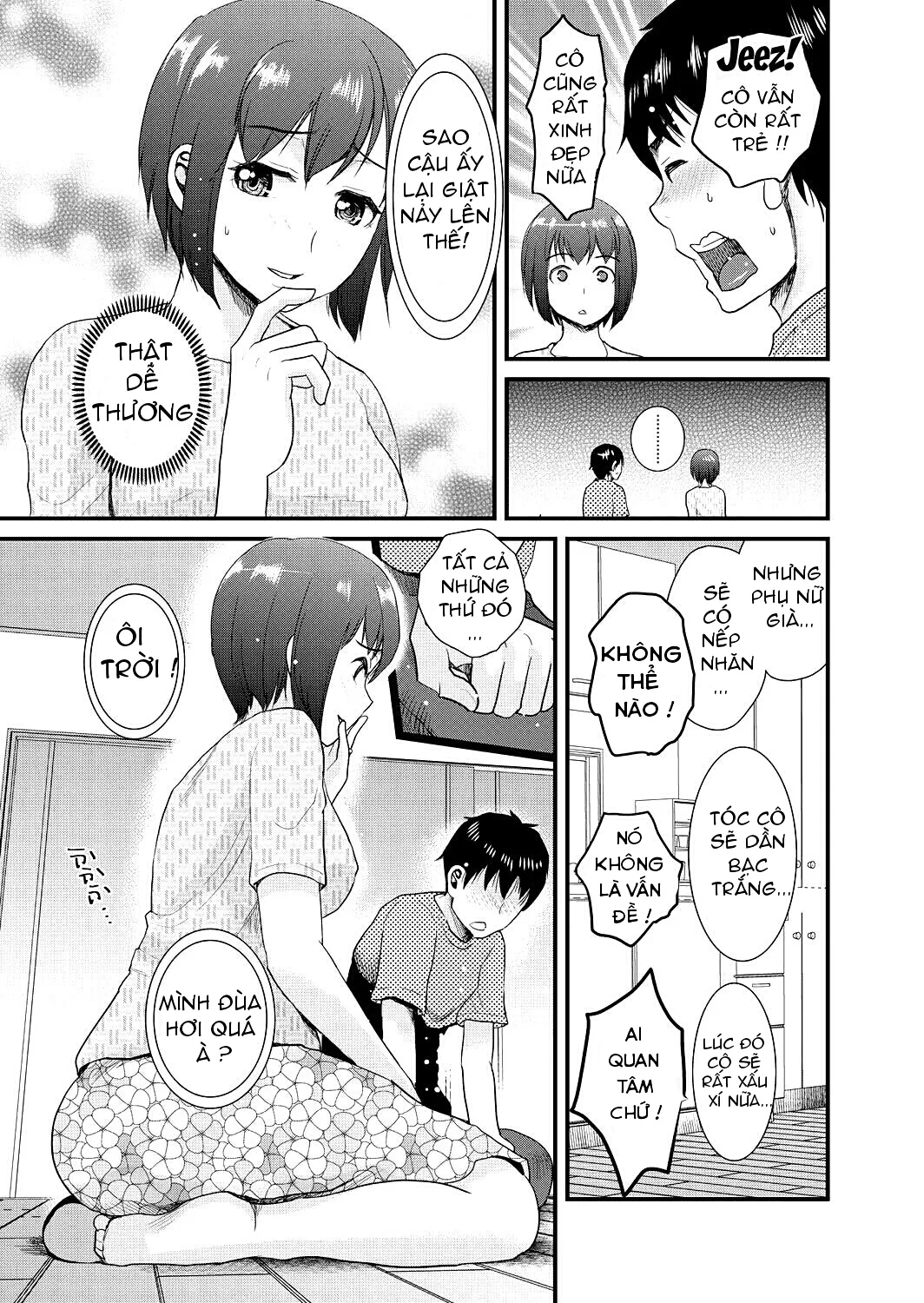 HentaiVN.net - Ảnh 6 - Tomo Mama [My Friend's Mama] - Chap 1