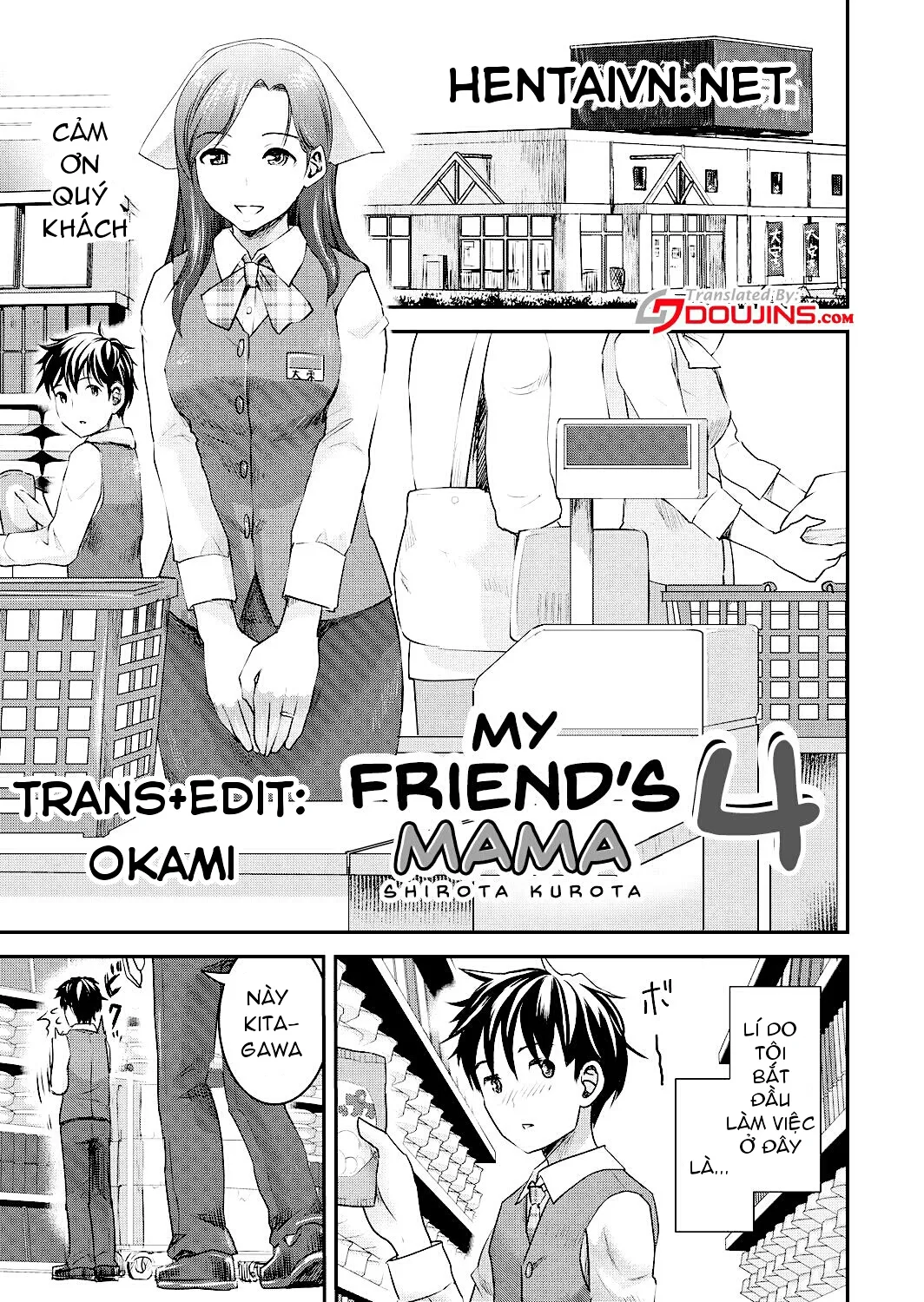 HentaiVN.net - Ảnh 4 - Tomo Mama [My Friend's Mama] - Chap 4