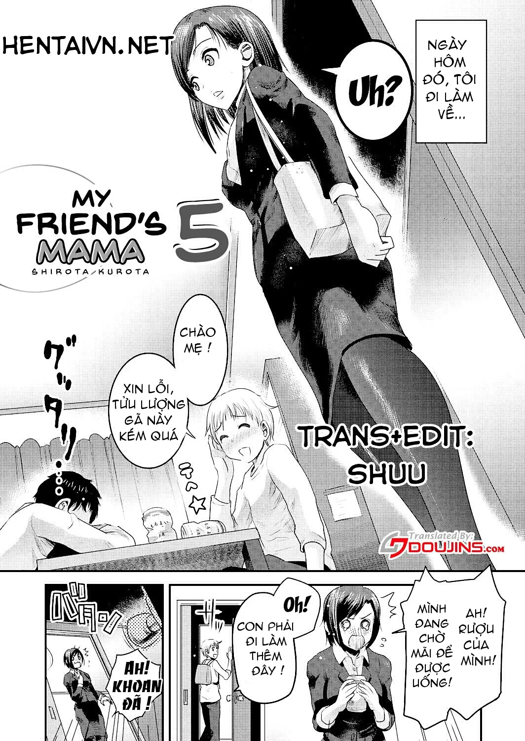 HentaiVN.net - Ảnh 4 - Tomo Mama [My Friend's Mama] - Chap 5