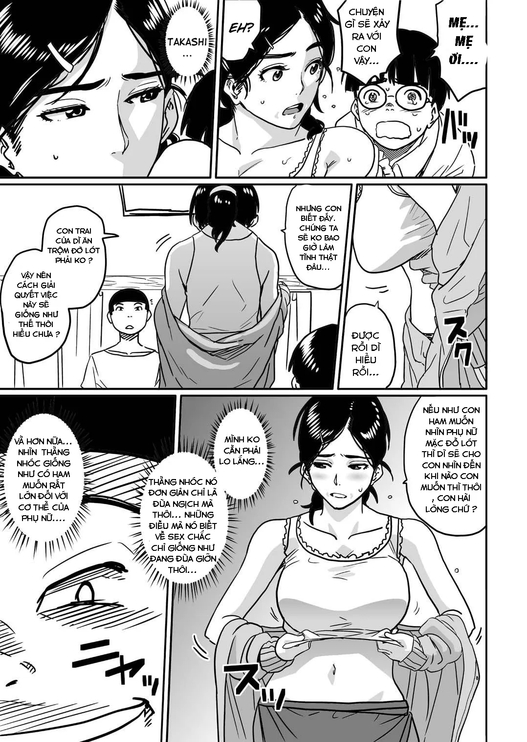 HentaiVN.net - Ảnh 10 - Hahaoya shikkaku watashi to musuko no mesu buta netorare seikyoiku [母親失格私と息子のメス豚寝取られ性教育] - Chap 1
