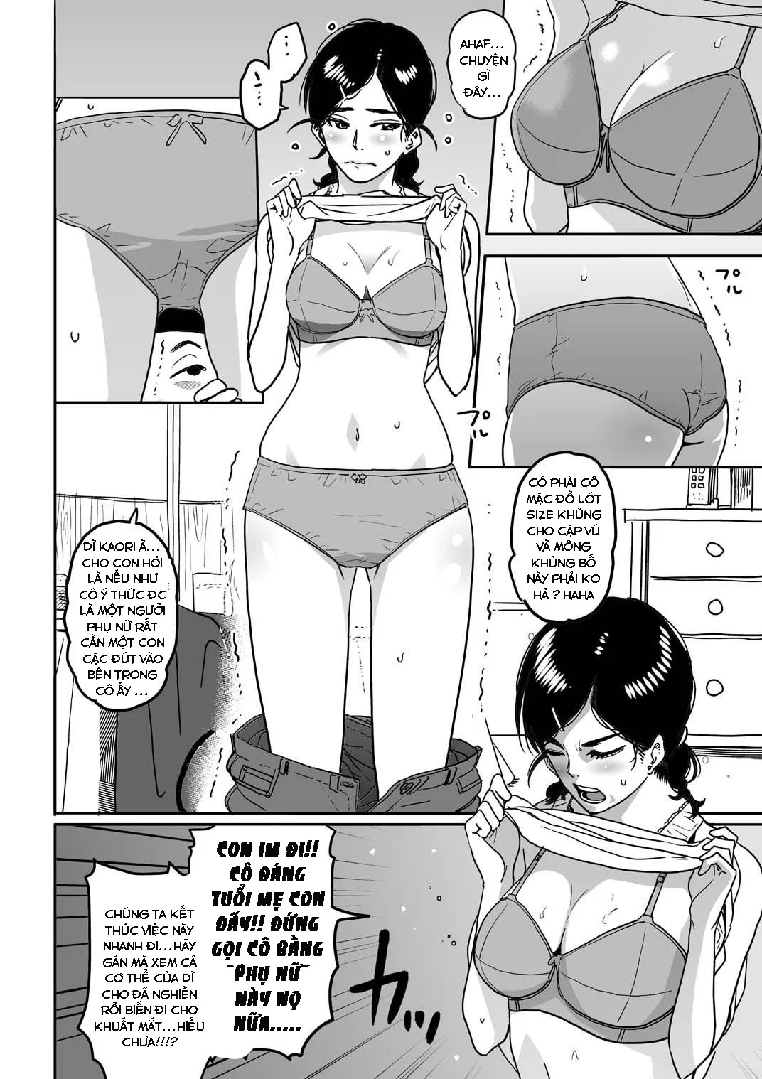 HentaiVN.net - Ảnh 11 - Hahaoya shikkaku watashi to musuko no mesu buta netorare seikyoiku [母親失格私と息子のメス豚寝取られ性教育] - Chap 1