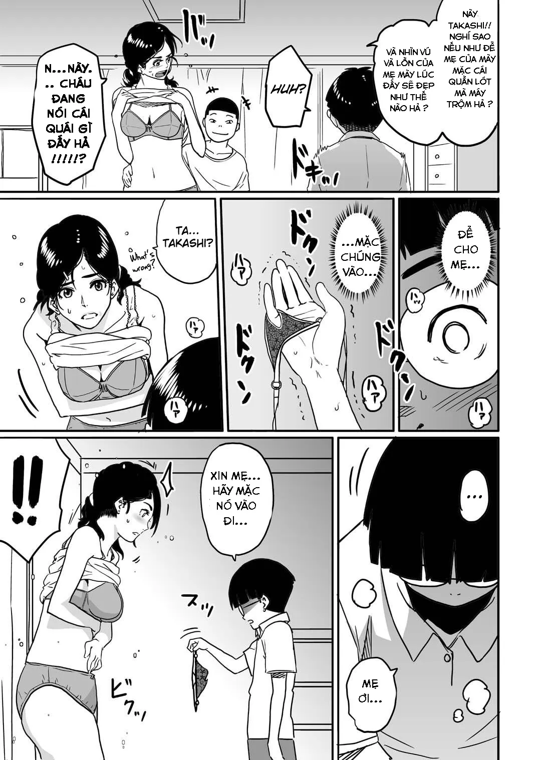 HentaiVN.net - Ảnh 12 - Hahaoya shikkaku watashi to musuko no mesu buta netorare seikyoiku [母親失格私と息子のメス豚寝取られ性教育] - Chap 1