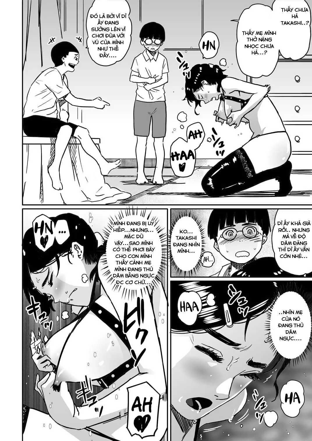 HentaiVN.net - Ảnh 17 - Hahaoya shikkaku watashi to musuko no mesu buta netorare seikyoiku [母親失格私と息子のメス豚寝取られ性教育] - Chap 1