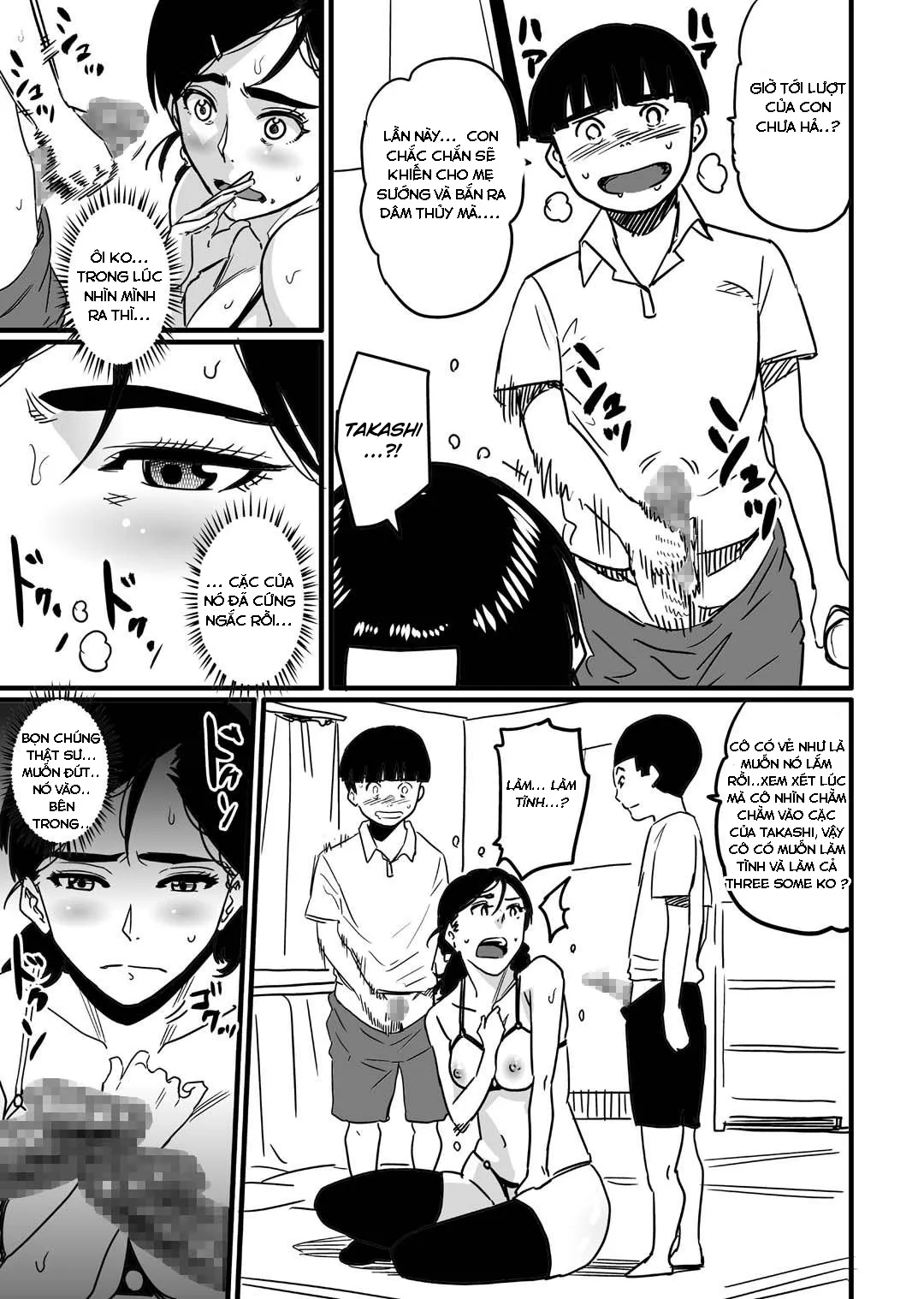 HentaiVN.net - Ảnh 36 - Hahaoya shikkaku watashi to musuko no mesu buta netorare seikyoiku [母親失格私と息子のメス豚寝取られ性教育] - Chap 1