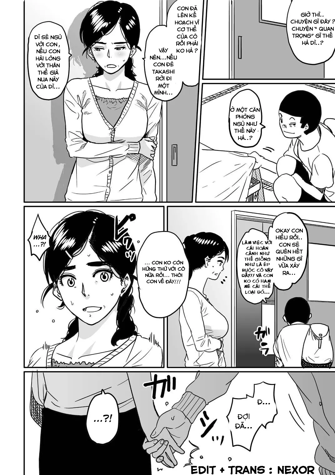 HentaiVN.net - Ảnh 38 - Hahaoya shikkaku watashi to musuko no mesu buta netorare seikyoiku [母親失格私と息子のメス豚寝取られ性教育] - Chap 1