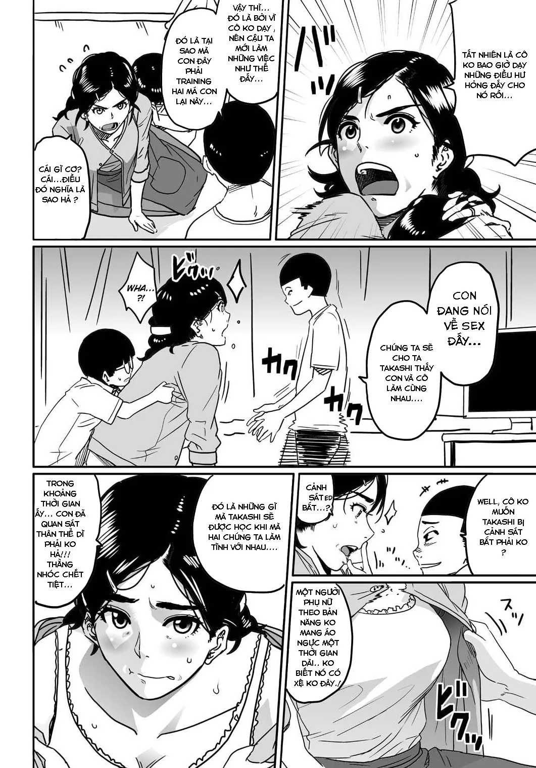 HentaiVN.net - Ảnh 9 - Hahaoya shikkaku watashi to musuko no mesu buta netorare seikyoiku [母親失格私と息子のメス豚寝取られ性教育] - Chap 1