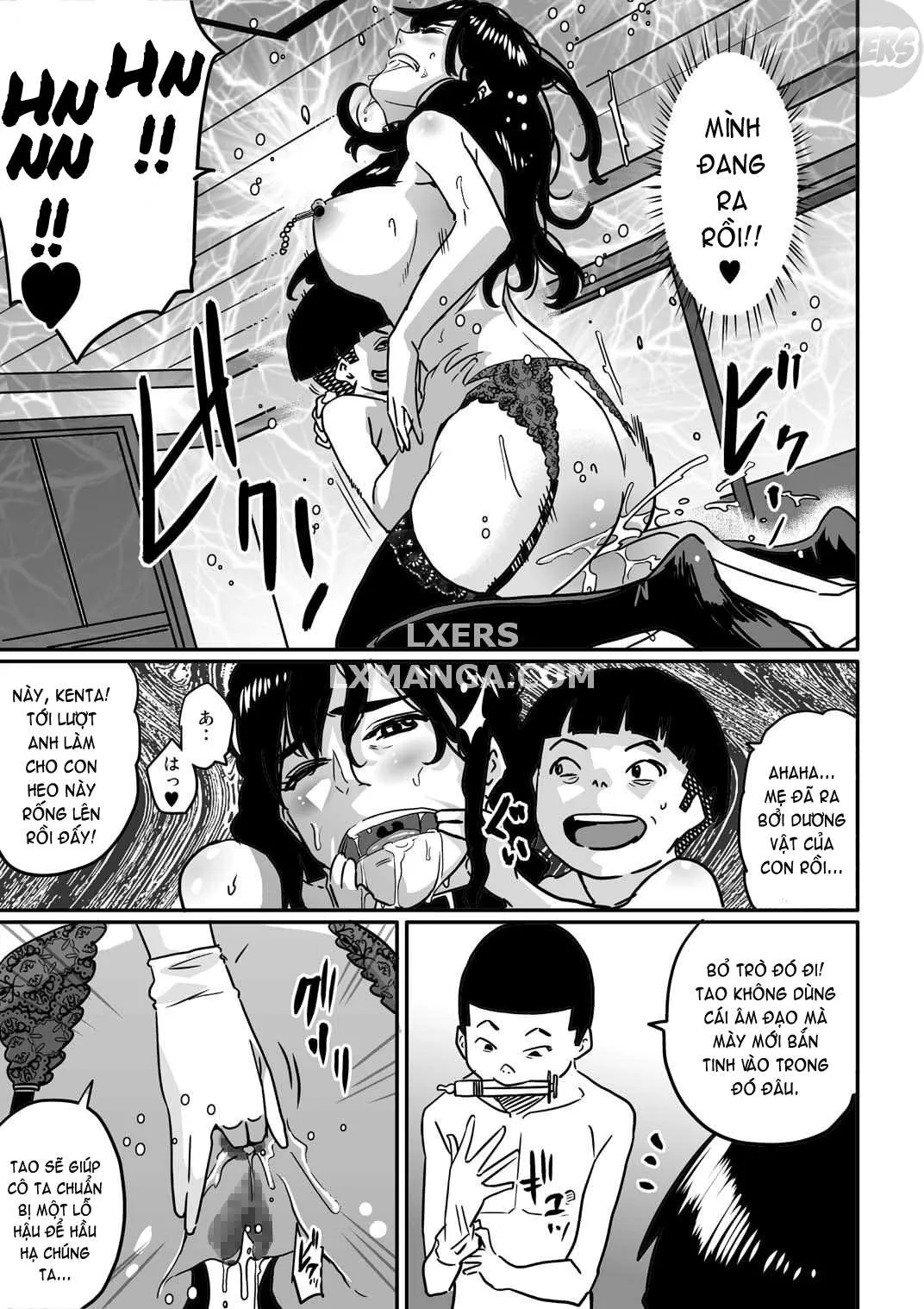 HentaiVN.net - Ảnh 36 - Hahaoya shikkaku watashi to musuko no mesu buta netorare seikyoiku [母親失格私と息子のメス豚寝取られ性教育] - Chap 2 - [END]