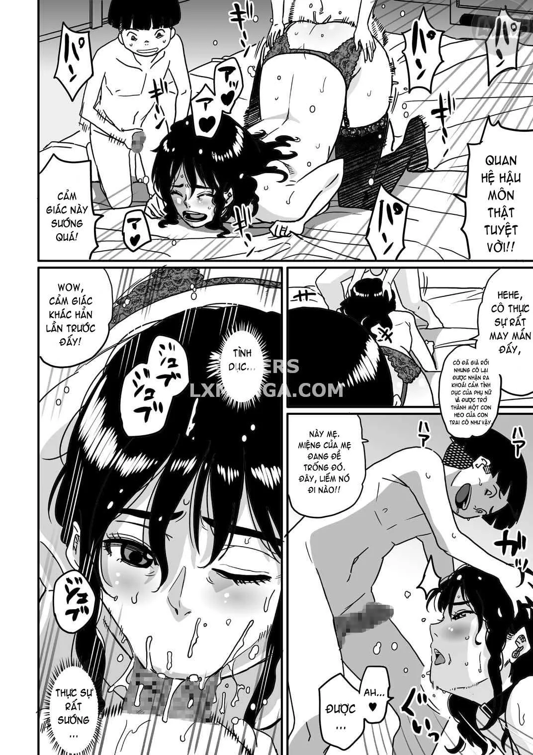 HentaiVN.net - Ảnh 43 - Hahaoya shikkaku watashi to musuko no mesu buta netorare seikyoiku [母親失格私と息子のメス豚寝取られ性教育] - Chap 2 - [END]