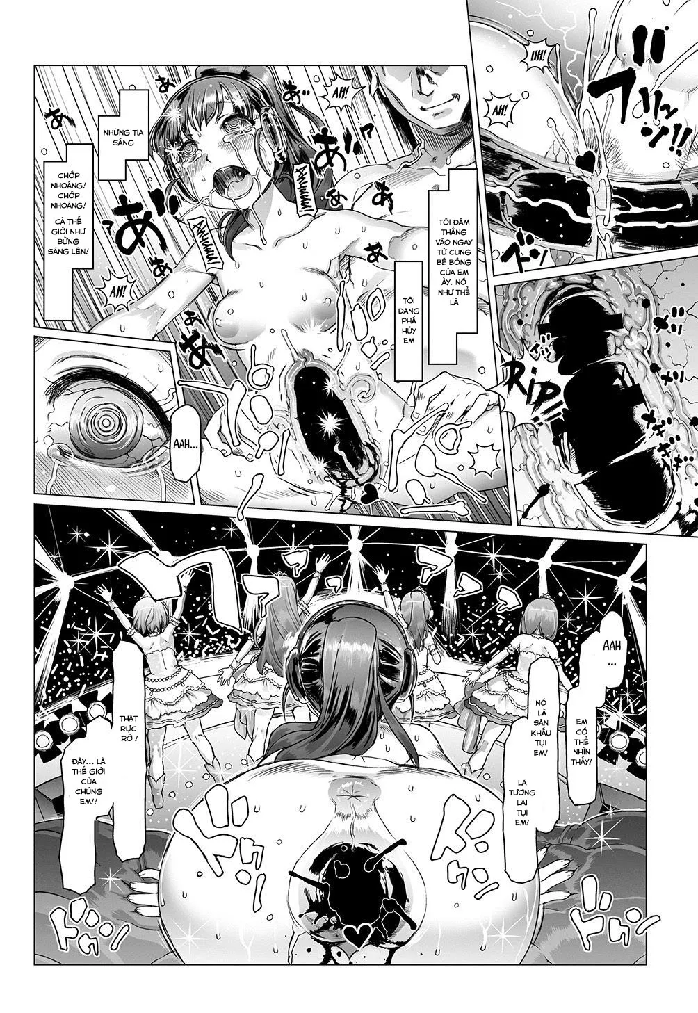 HentaiVN.net - Ảnh 33 - Noumiso Sponge Deku Ikusei Idol Kyouka Gasshuku [Maddening Training Camp to Turn your Idols into Brainless Puppets] - Oneshot