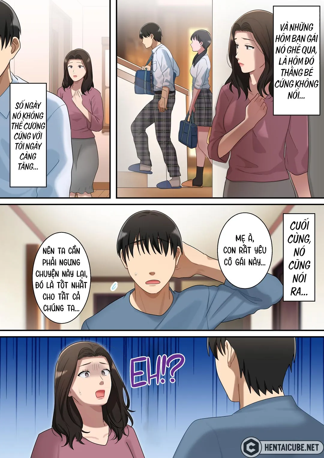 HentaiVN.net - Ảnh 10 - Mẹ muốn độc chiếm con trai [Musuko o Dokusen Suru Haha; The mother who monopolizes her son.] - Chap 3 - [END]