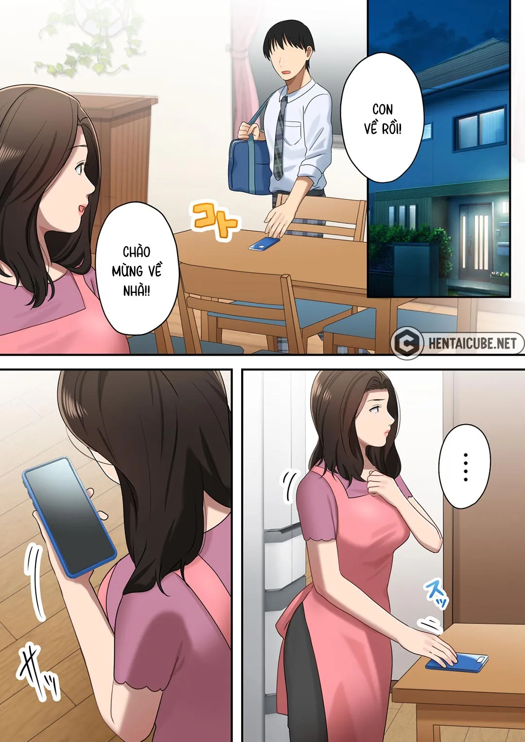 HentaiVN.net - Ảnh 21 - Mẹ muốn độc chiếm con trai [Musuko o Dokusen Suru Haha; The mother who monopolizes her son.] - Chap 3 - [END]