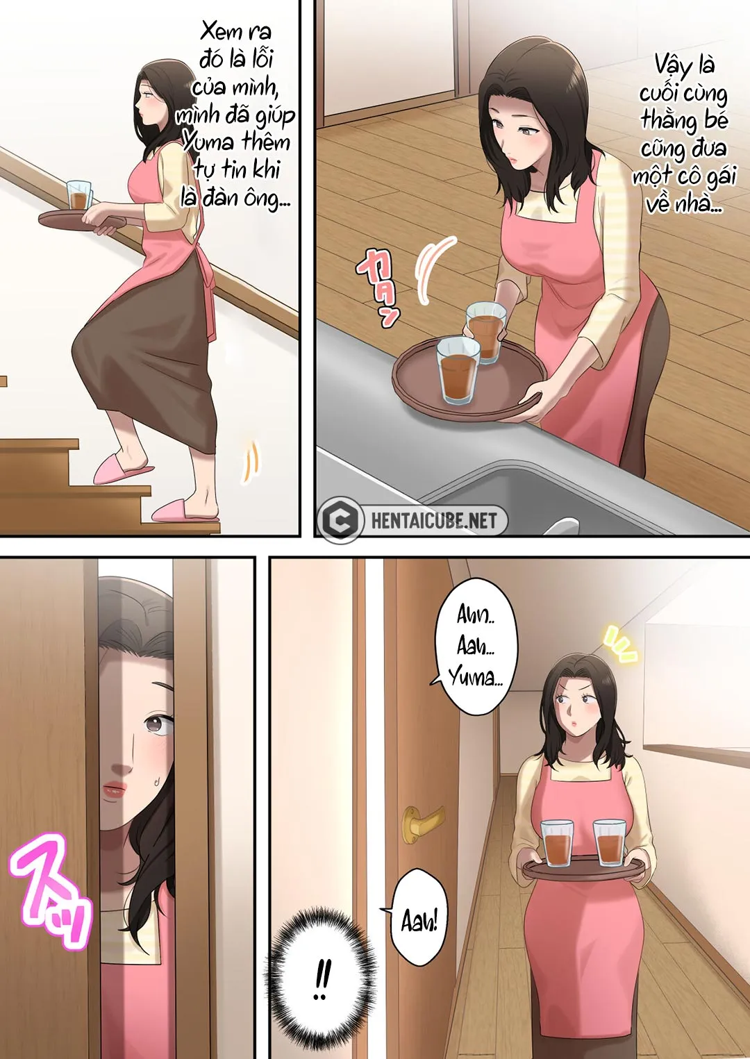 HentaiVN.net - Ảnh 5 - Mẹ muốn độc chiếm con trai [Musuko o Dokusen Suru Haha; The mother who monopolizes her son.] - Chap 3 - [END]