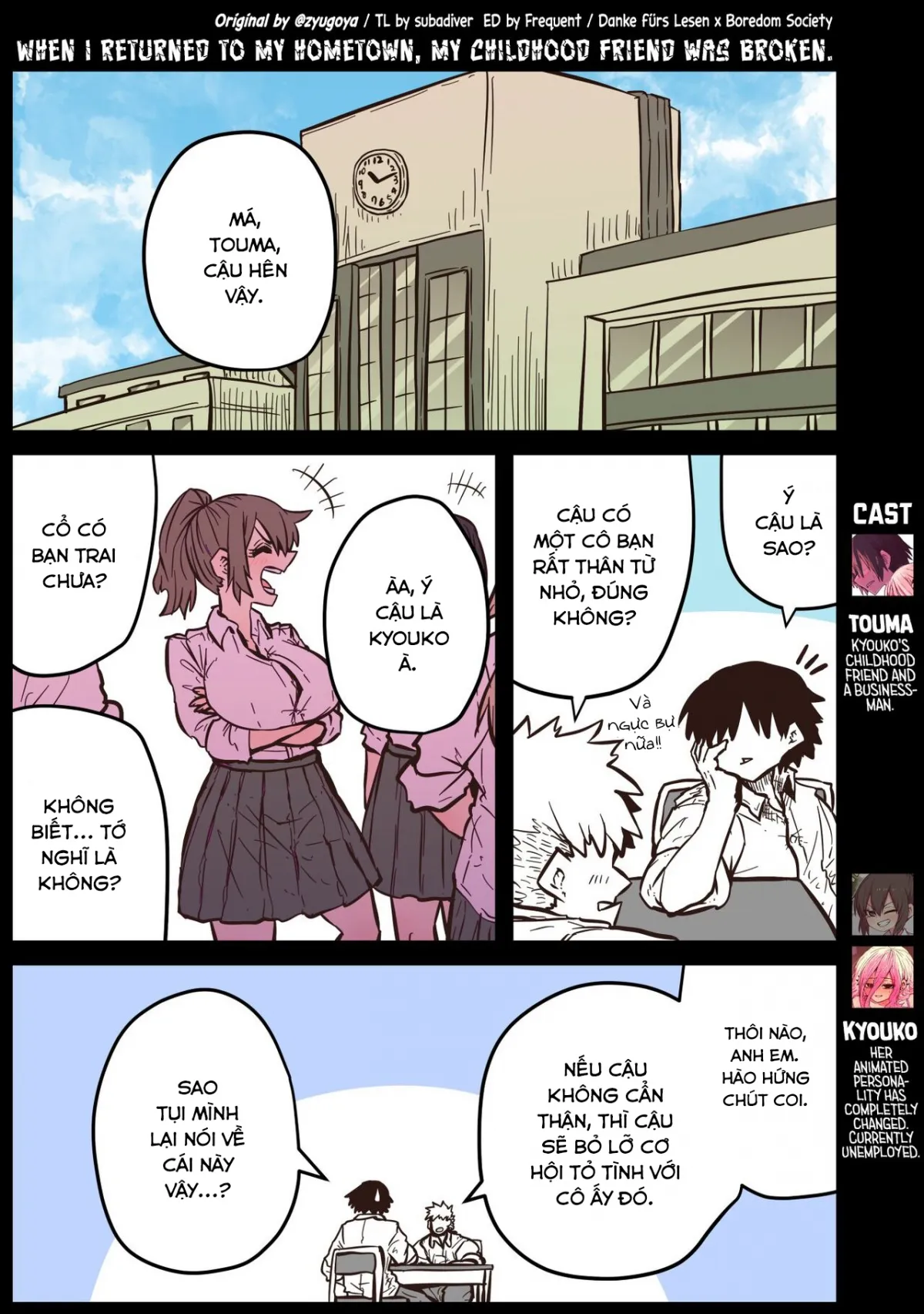 HentaiVN.net - Ảnh 13 - Về quê nhà, bạn thời thơ ấu của tôi quá khác lạ... [Jimoto ni Kaettekitara Osananajimi ga Kowareteta] - Chap 4