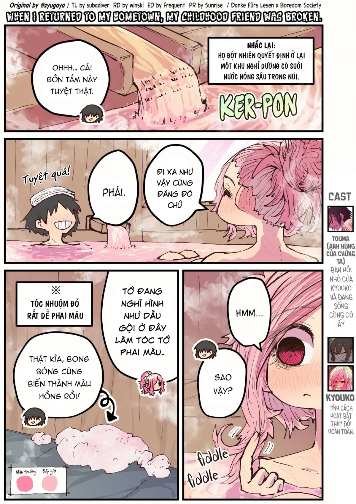 HentaiVN.net - Ảnh 7 - Về quê nhà, bạn thời thơ ấu của tôi quá khác lạ... [Jimoto ni Kaettekitara Osananajimi ga Kowareteta] - Chap 9