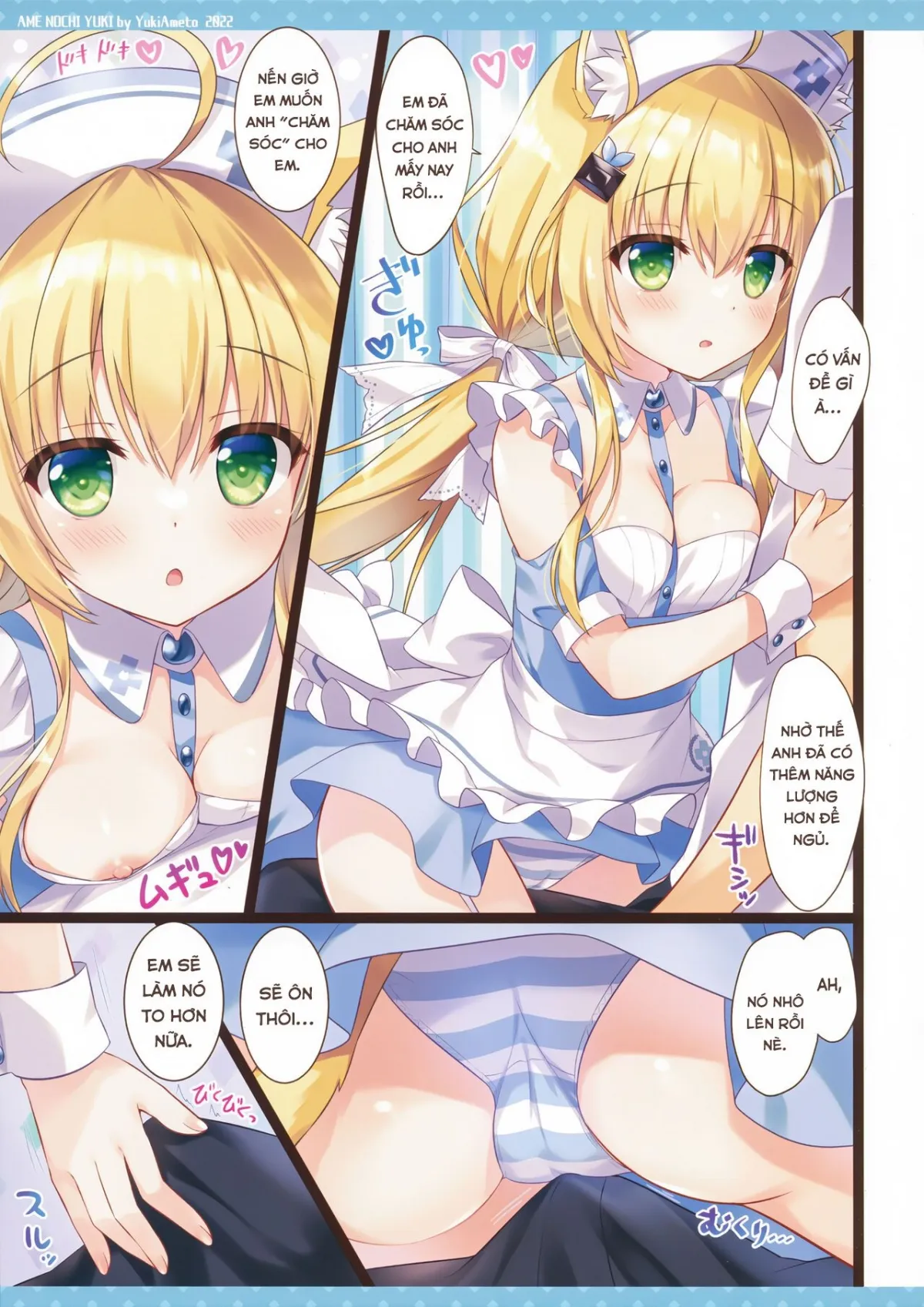 HentaiVN.net - Ảnh 4 - Cô mèo thiên thần Chocomint-san. [Nekomimi Tenshi na Chocomint-san ; Cat-Eared Angel Chocomint-san] - Oneshot