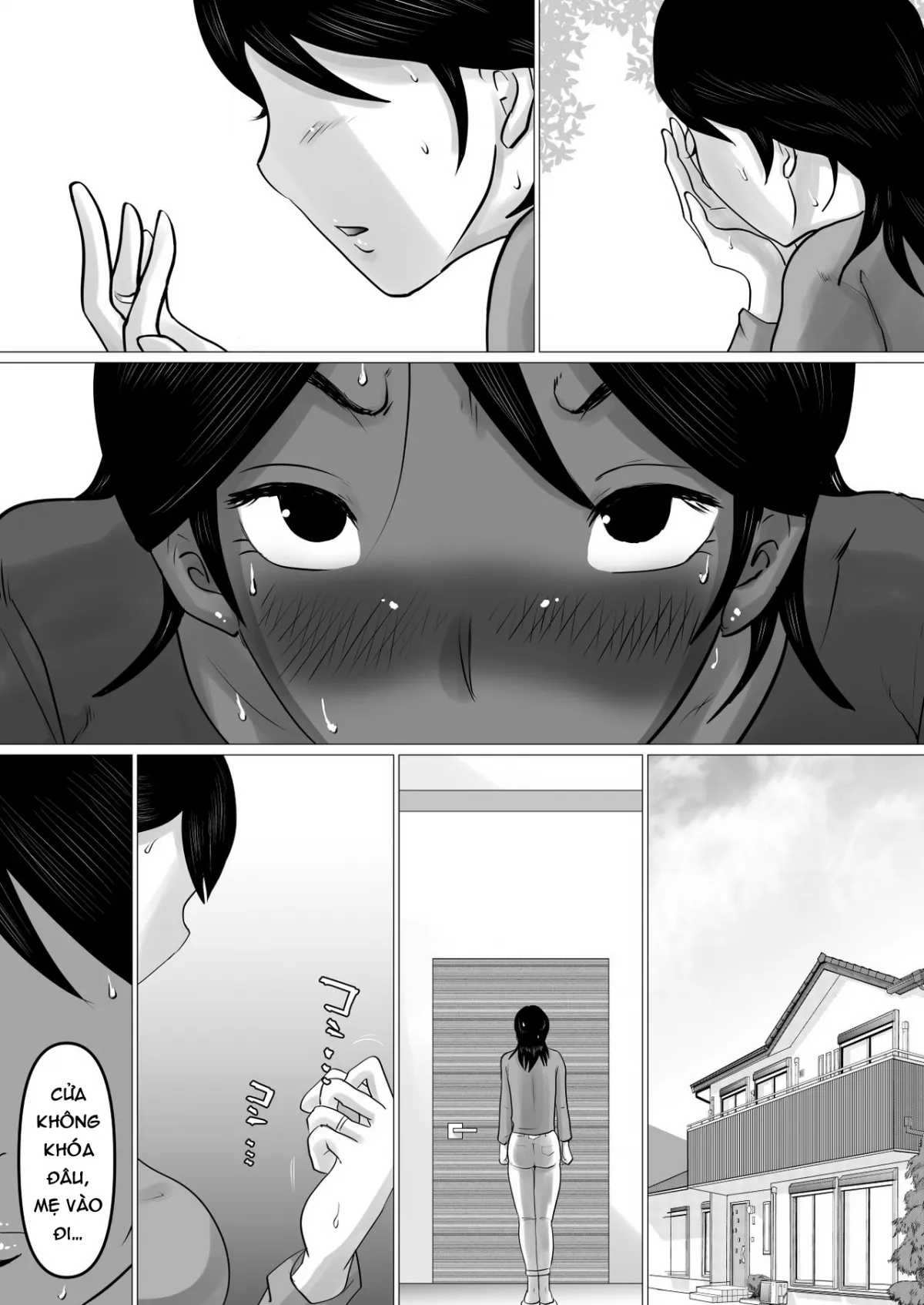 HentaiVN.net - Ảnh 10 - Goukaku Iwai ni SEX wo Nedarareta Haha - Chap 1