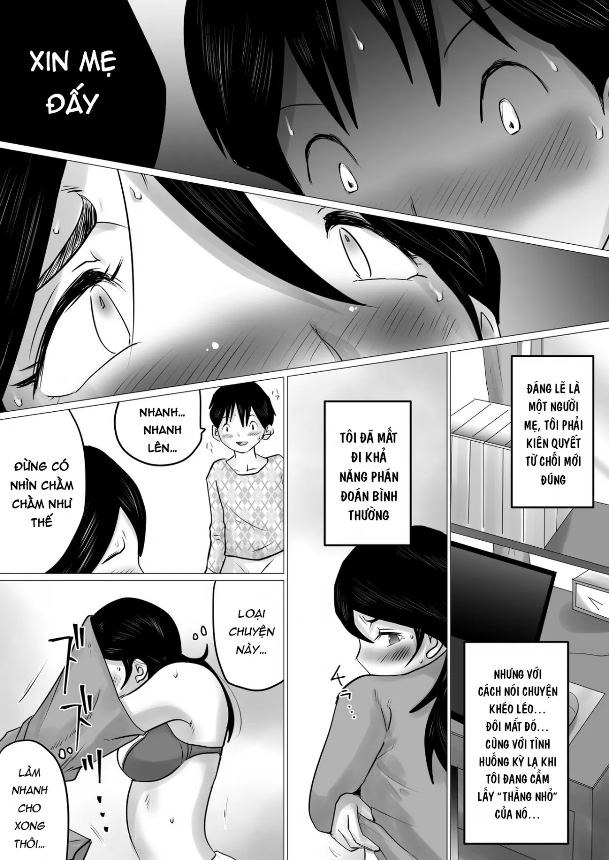 HentaiVN.net - Ảnh 14 - Goukaku Iwai ni SEX wo Nedarareta Haha - Chap 1