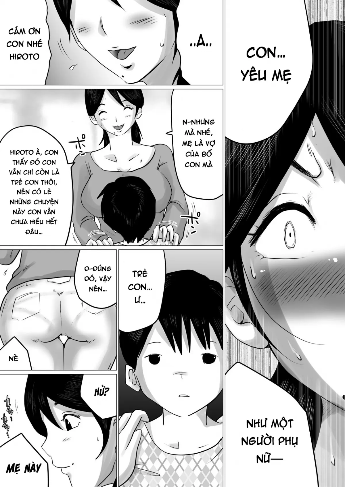 HentaiVN.net - Ảnh 5 - Goukaku Iwai ni SEX wo Nedarareta Haha - Chap 1