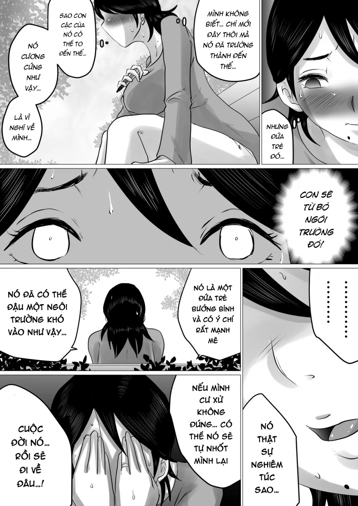 HentaiVN.net - Ảnh 9 - Goukaku Iwai ni SEX wo Nedarareta Haha - Chap 1