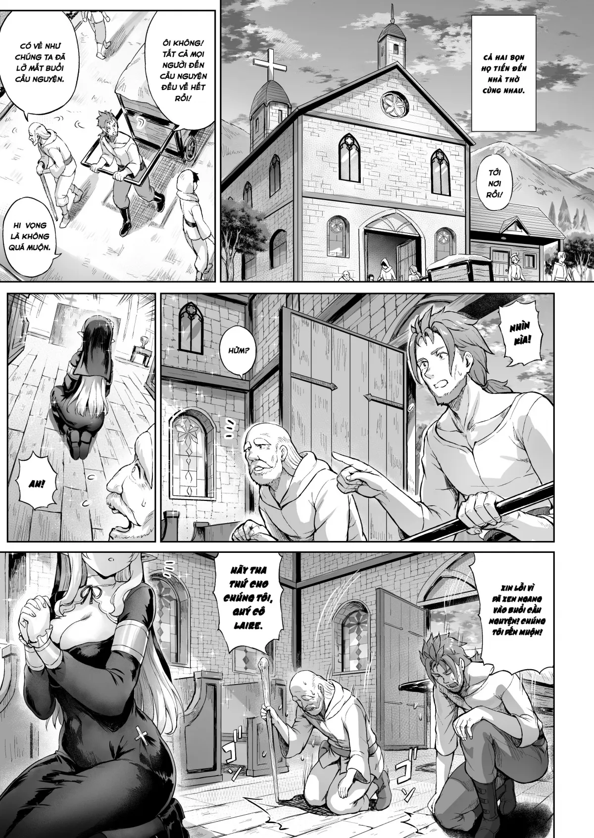 HentaiVN.net - Ảnh 10 - Thánh nữ ở ngôi làng nào đó! [Toaru Mura no Jihi no Hana] - Oneshot