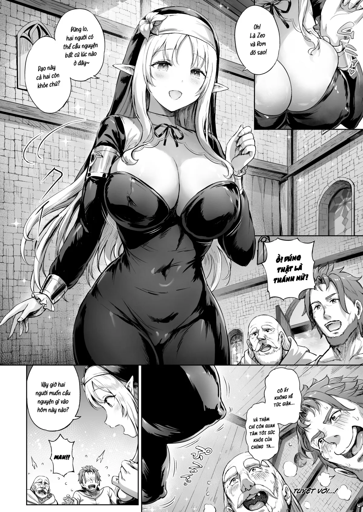 HentaiVN.net - Ảnh 11 - Thánh nữ ở ngôi làng nào đó! [Toaru Mura no Jihi no Hana] - Oneshot