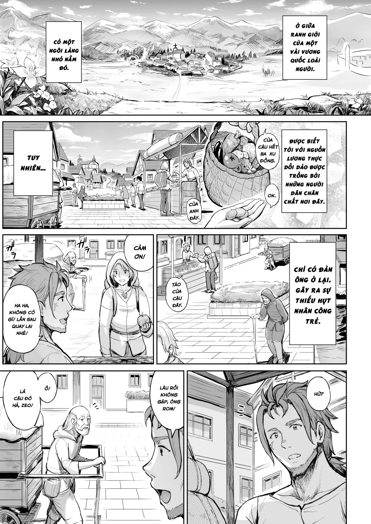 HentaiVN.net - Ảnh 8 - Thánh nữ ở ngôi làng nào đó! [Toaru Mura no Jihi no Hana] - Oneshot