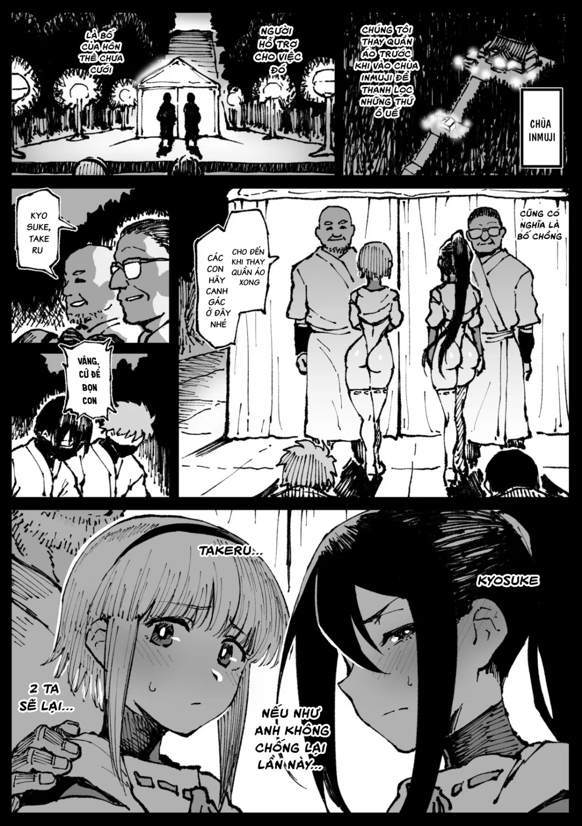HentaiVN.net - Ảnh 3 - Bố chồng đụ đôi chị em! [許嫁のお義父さんに寝取られる姉妹] - Oneshot