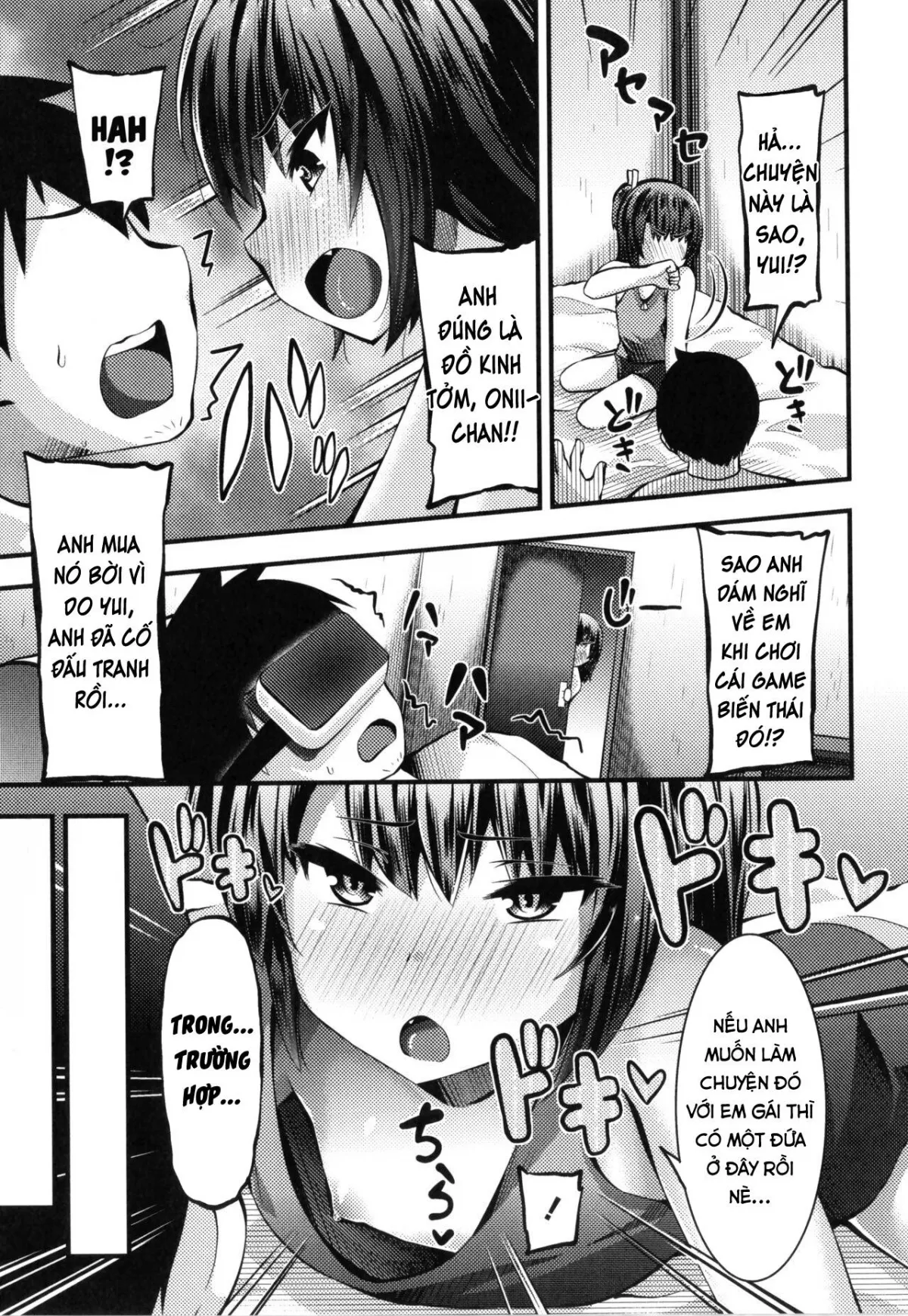 HentaiVN.net - Ảnh 15 - Em gái trong VR của tôi biến thành em gái thật. [My VR Little-Sister is Just Around the Corner ;] - Oneshot