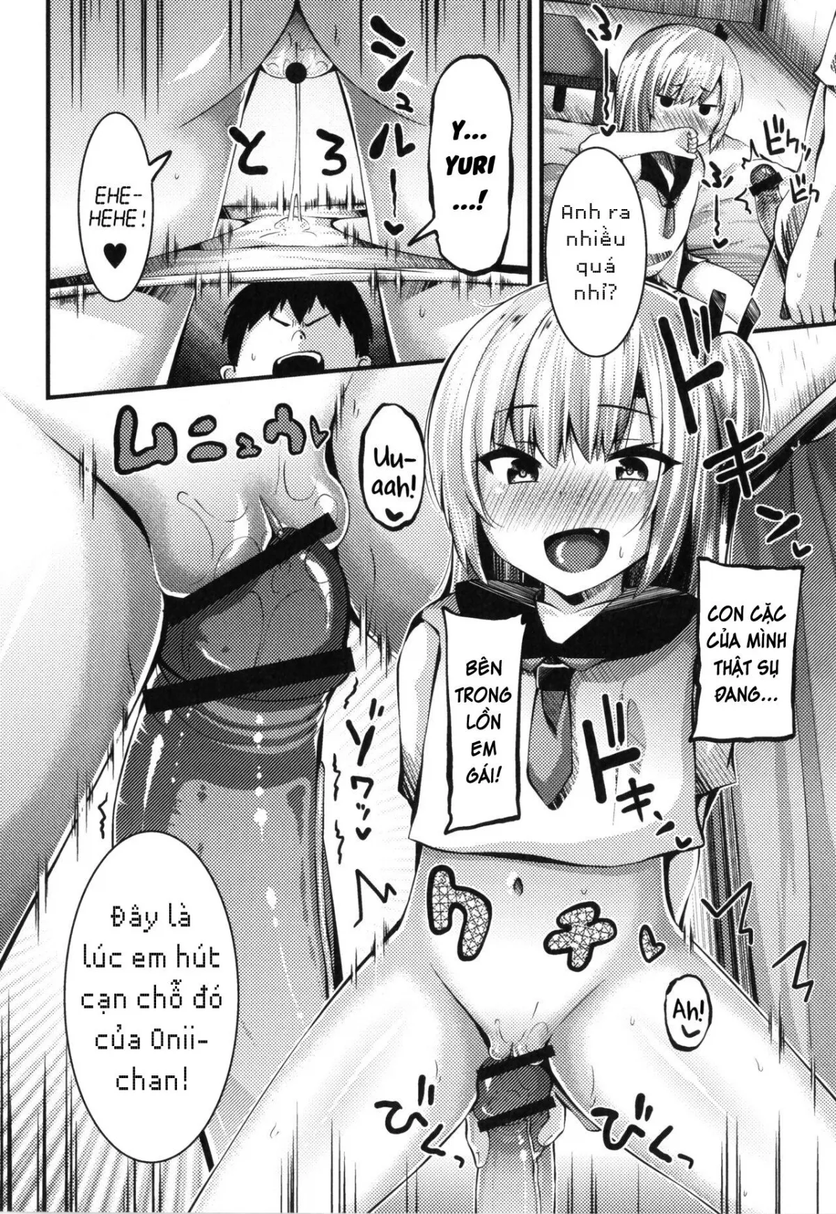HentaiVN.net - Ảnh 8 - Em gái trong VR của tôi biến thành em gái thật. [My VR Little-Sister is Just Around the Corner ;] - Oneshot