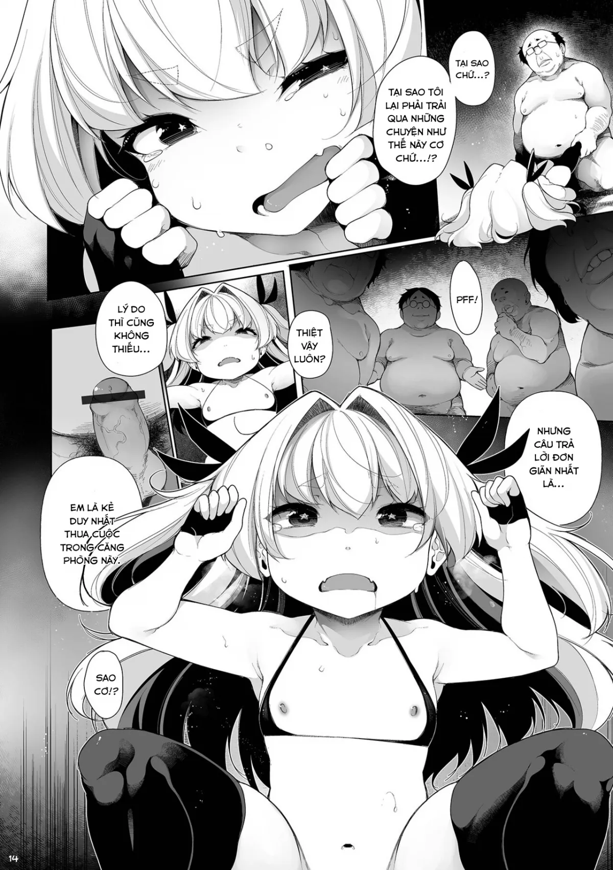 HentaiVN.net - Ảnh 15 - Trị mấy con bé Loli hỗn láo [Mesugaki Wakarase Juku] - Chap 2