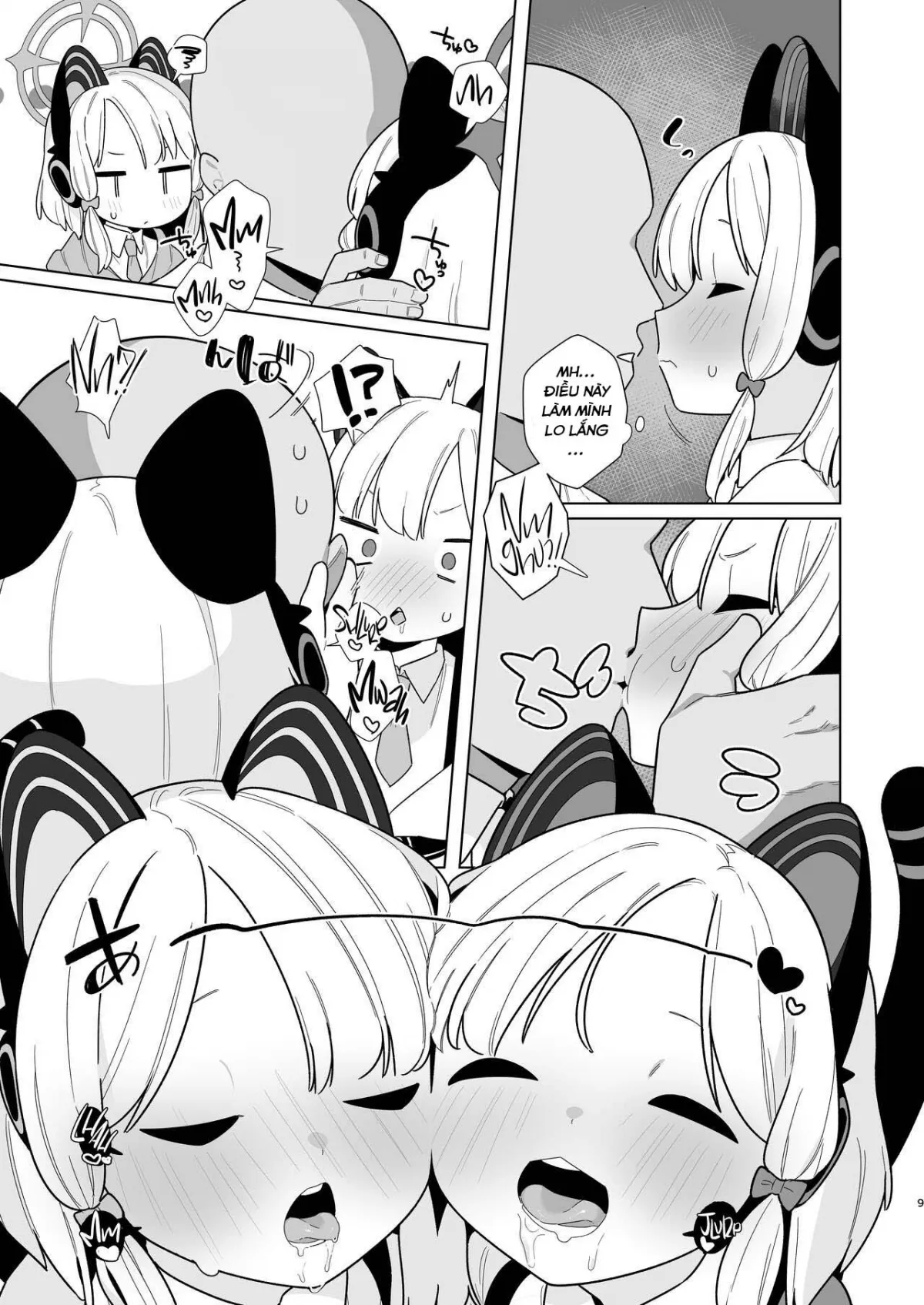 HentaiVN.net - Ảnh 7 - Câu lạc bộ Blue Archive thao túng tâm trí ~Gamer Twins Chapter~ [BluArch Saimin-bu 2 ~Saiba Midori & Momoi Hen~; The Blue Archive Mind Control Club ~Gamer Twins Chapter~] - Oneshot