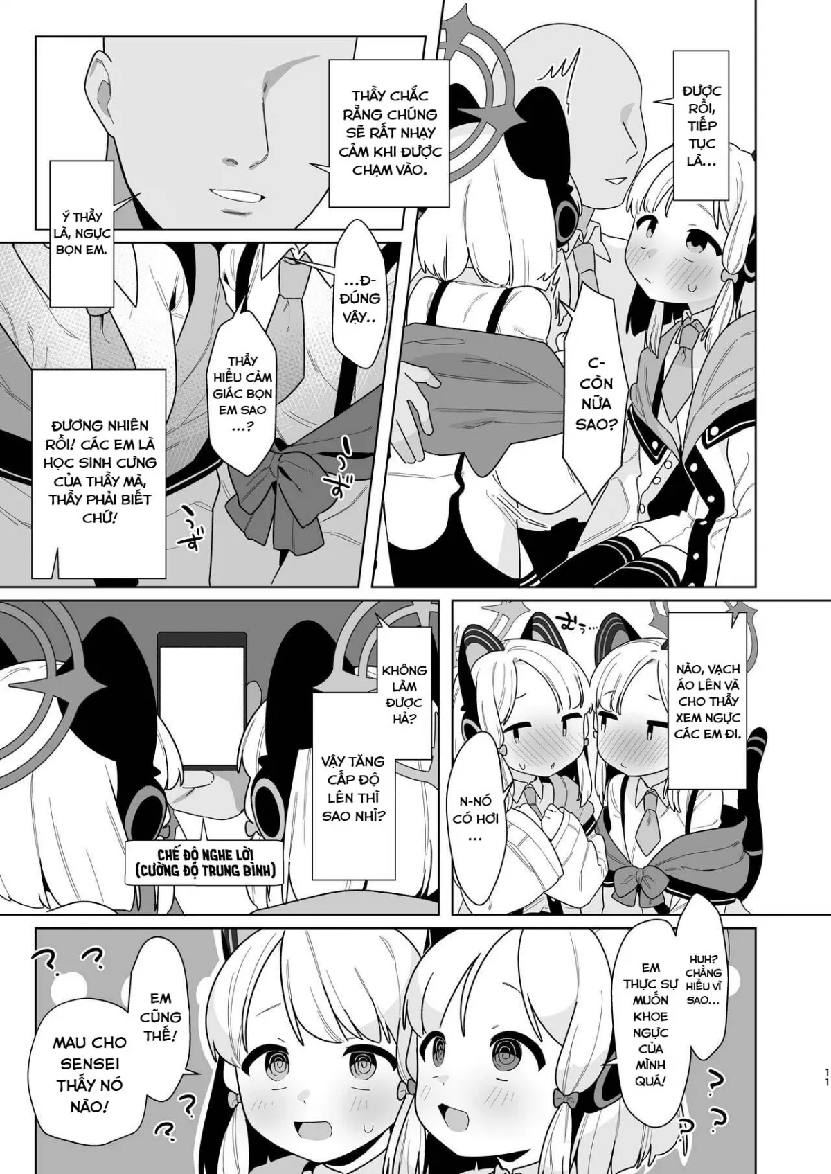 HentaiVN.net - Ảnh 9 - Câu lạc bộ Blue Archive thao túng tâm trí ~Gamer Twins Chapter~ [BluArch Saimin-bu 2 ~Saiba Midori & Momoi Hen~; The Blue Archive Mind Control Club ~Gamer Twins Chapter~] - Oneshot
