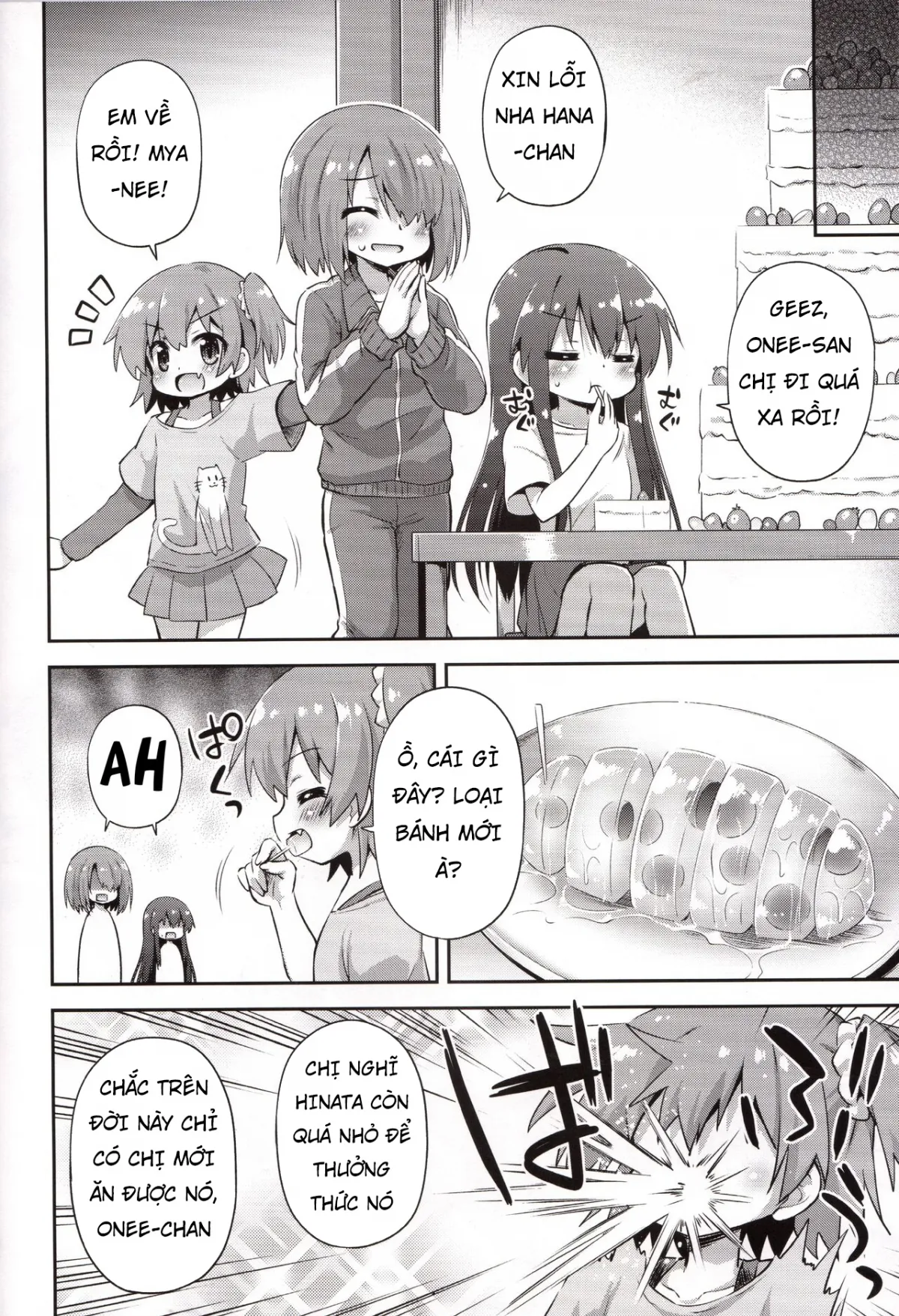 HentaiVN.net - Ảnh 17 - Trân châu siêu ngon [Tapioca Nanko Hairu?; How Many Tapioca Pearls Can You Fit?] - Oneshot