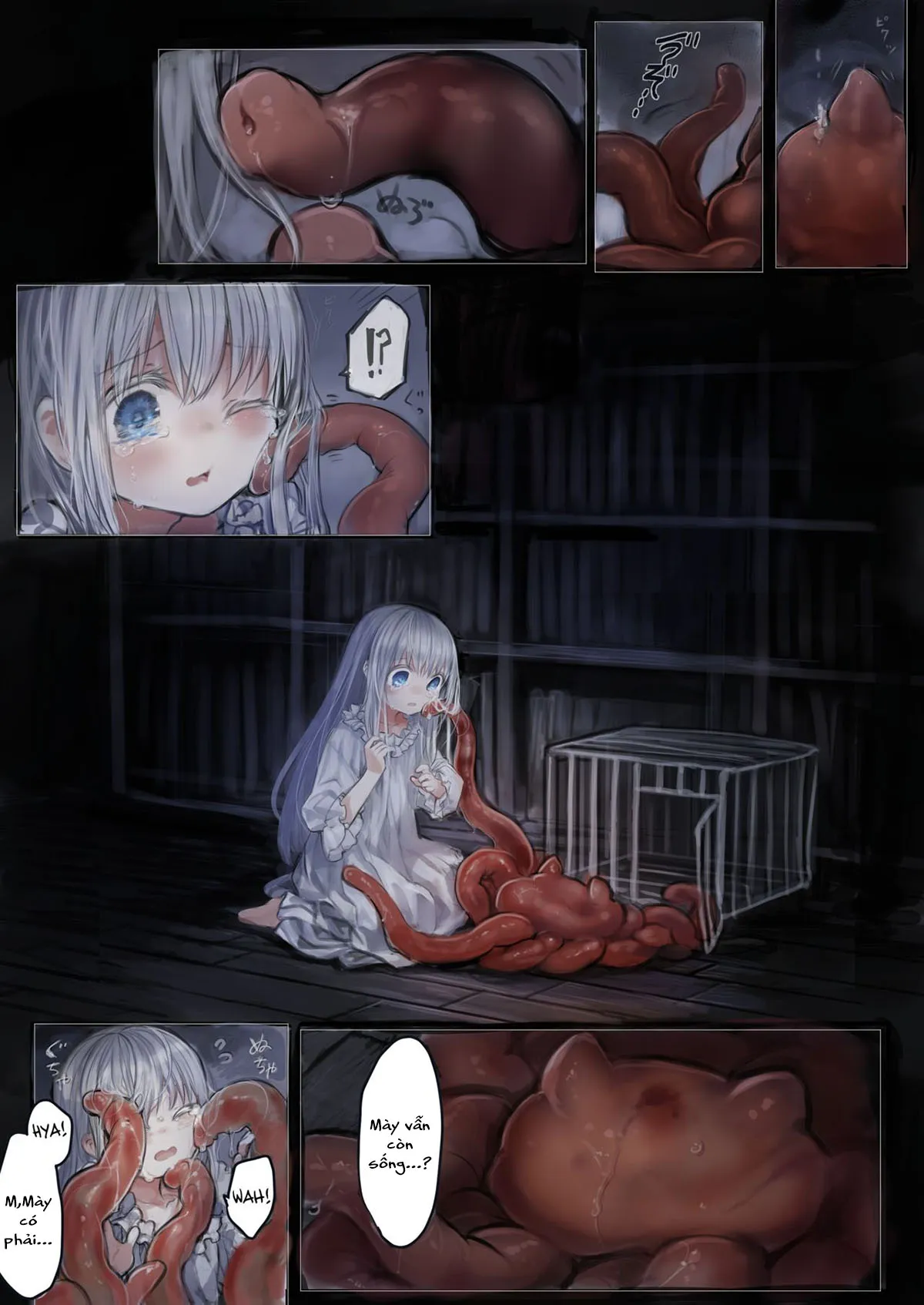 HentaiVN.net - Ảnh 15 - Tình yêu của cô chủ nhỏ và chú bạch tuộc [Connect -Shoujo wa Shokushu to Ai o Tsumugu ; Connect-少女は触手と愛をつむぐ-] - Chap 1