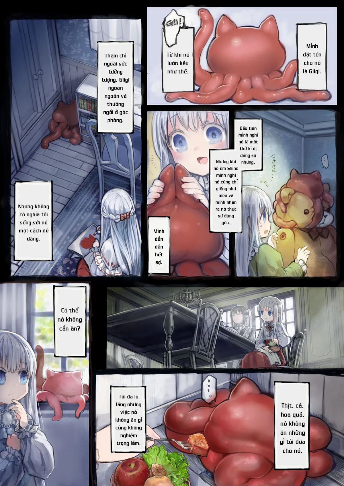 HentaiVN.net - Ảnh 19 - Tình yêu của cô chủ nhỏ và chú bạch tuộc [Connect -Shoujo wa Shokushu to Ai o Tsumugu ; Connect-少女は触手と愛をつむぐ-] - Chap 1