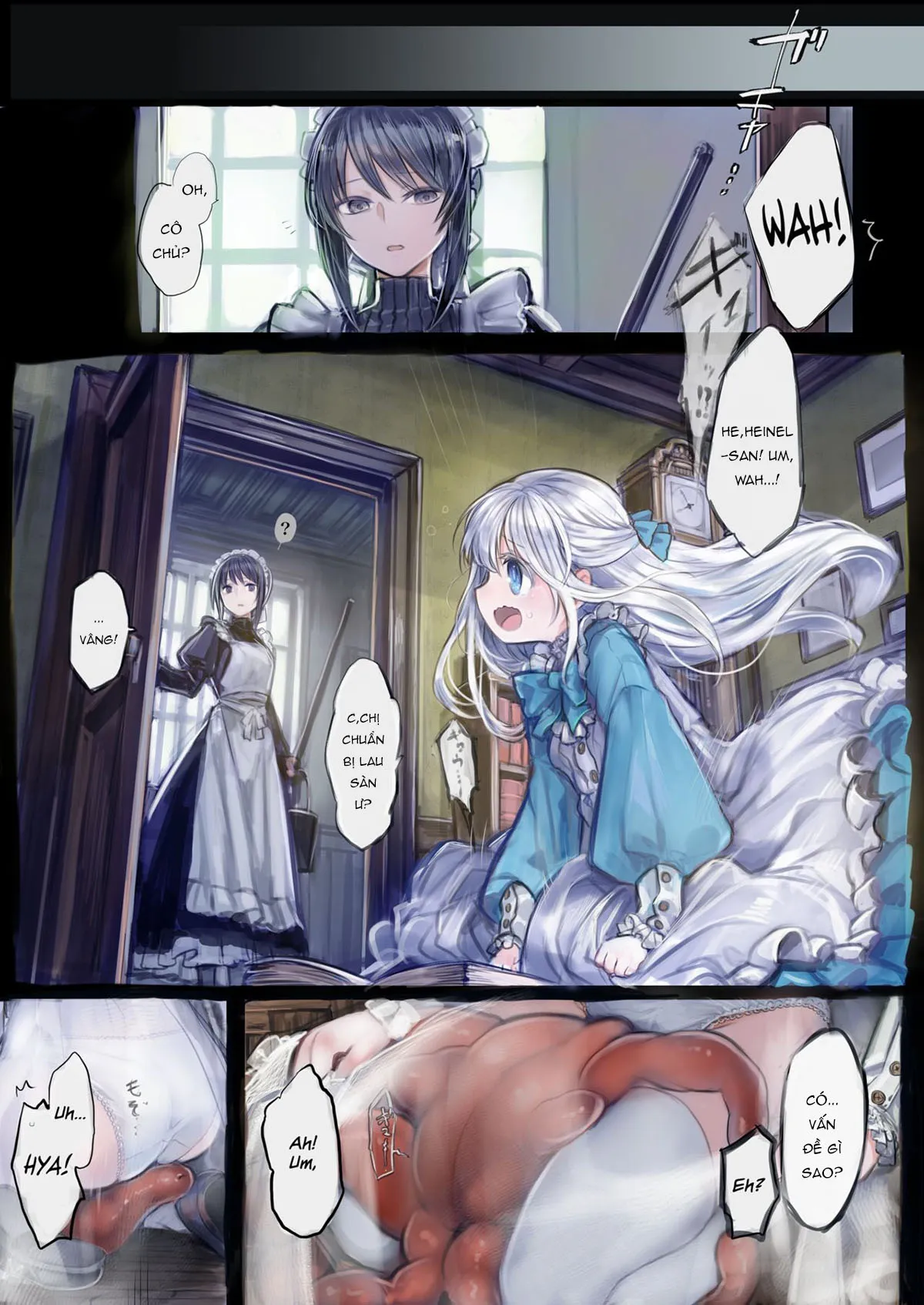 HentaiVN.net - Ảnh 21 - Tình yêu của cô chủ nhỏ và chú bạch tuộc [Connect -Shoujo wa Shokushu to Ai o Tsumugu ; Connect-少女は触手と愛をつむぐ-] - Chap 1