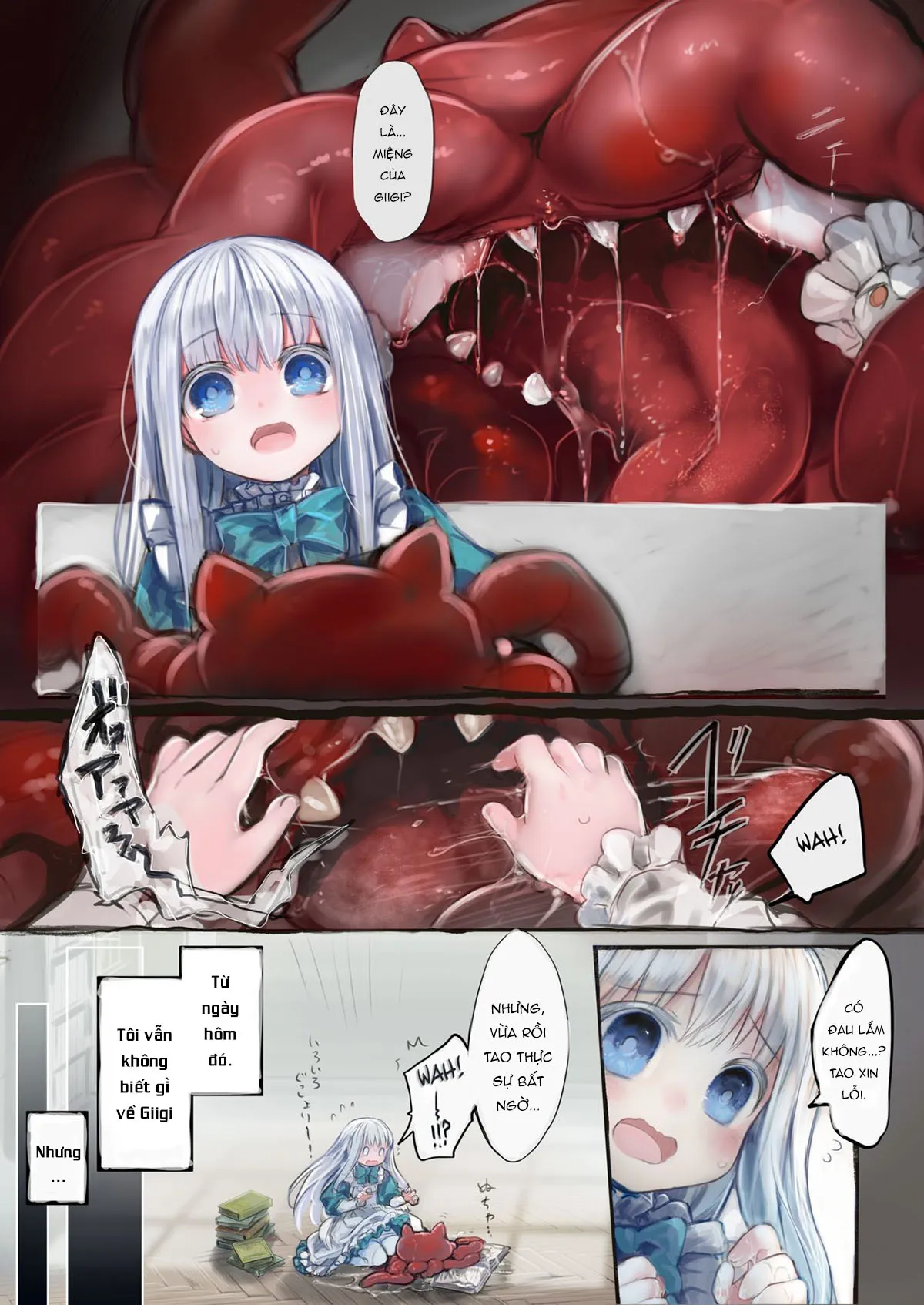 HentaiVN.net - Ảnh 25 - Tình yêu của cô chủ nhỏ và chú bạch tuộc [Connect -Shoujo wa Shokushu to Ai o Tsumugu ; Connect-少女は触手と愛をつむぐ-] - Chap 1