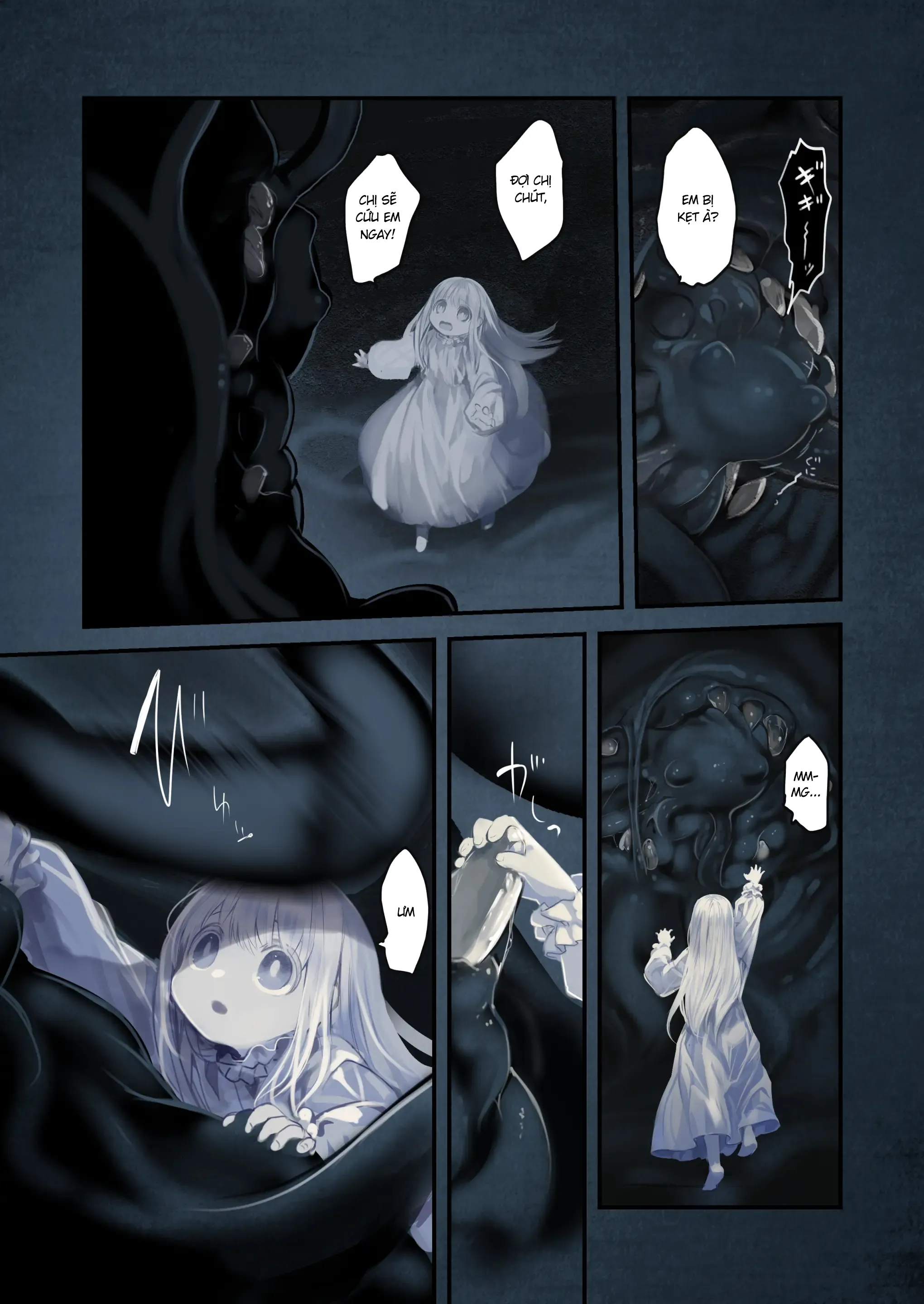 HentaiVN.net - Ảnh 56 - Tình yêu của cô chủ nhỏ và chú bạch tuộc [Connect -Shoujo wa Shokushu to Ai o Tsumugu ; Connect-少女は触手と愛をつむぐ-] - Chap 2 [END?]