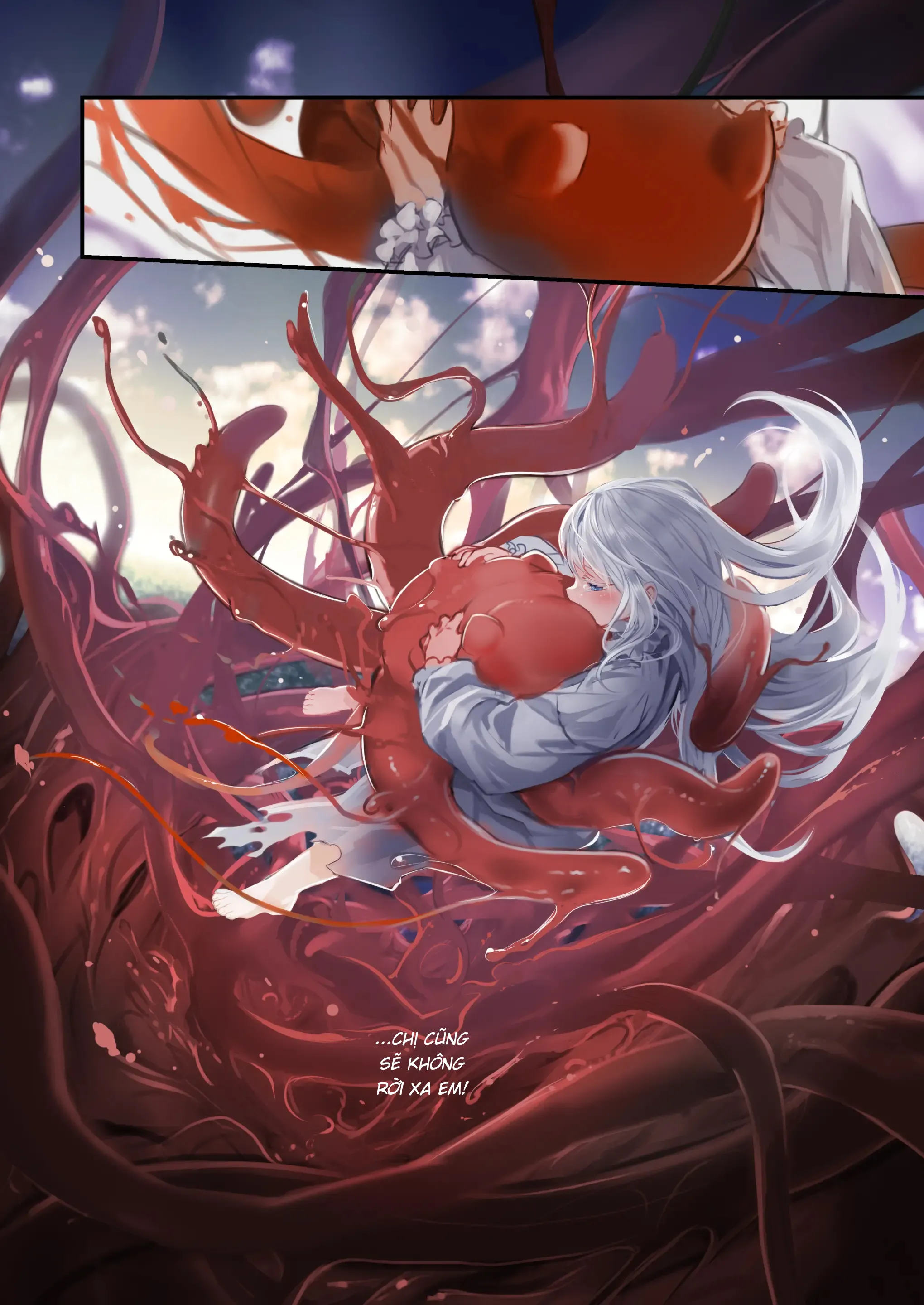 HentaiVN.net - Ảnh 62 - Tình yêu của cô chủ nhỏ và chú bạch tuộc [Connect -Shoujo wa Shokushu to Ai o Tsumugu ; Connect-少女は触手と愛をつむぐ-] - Chap 2 [END?]