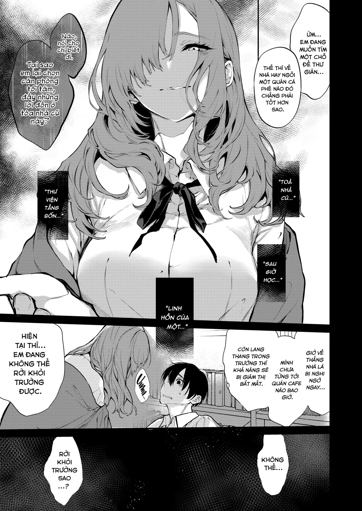 HentaiVN.net - Ảnh 15 - Touko-san bên trong căn phòng học cũ - Oneshot