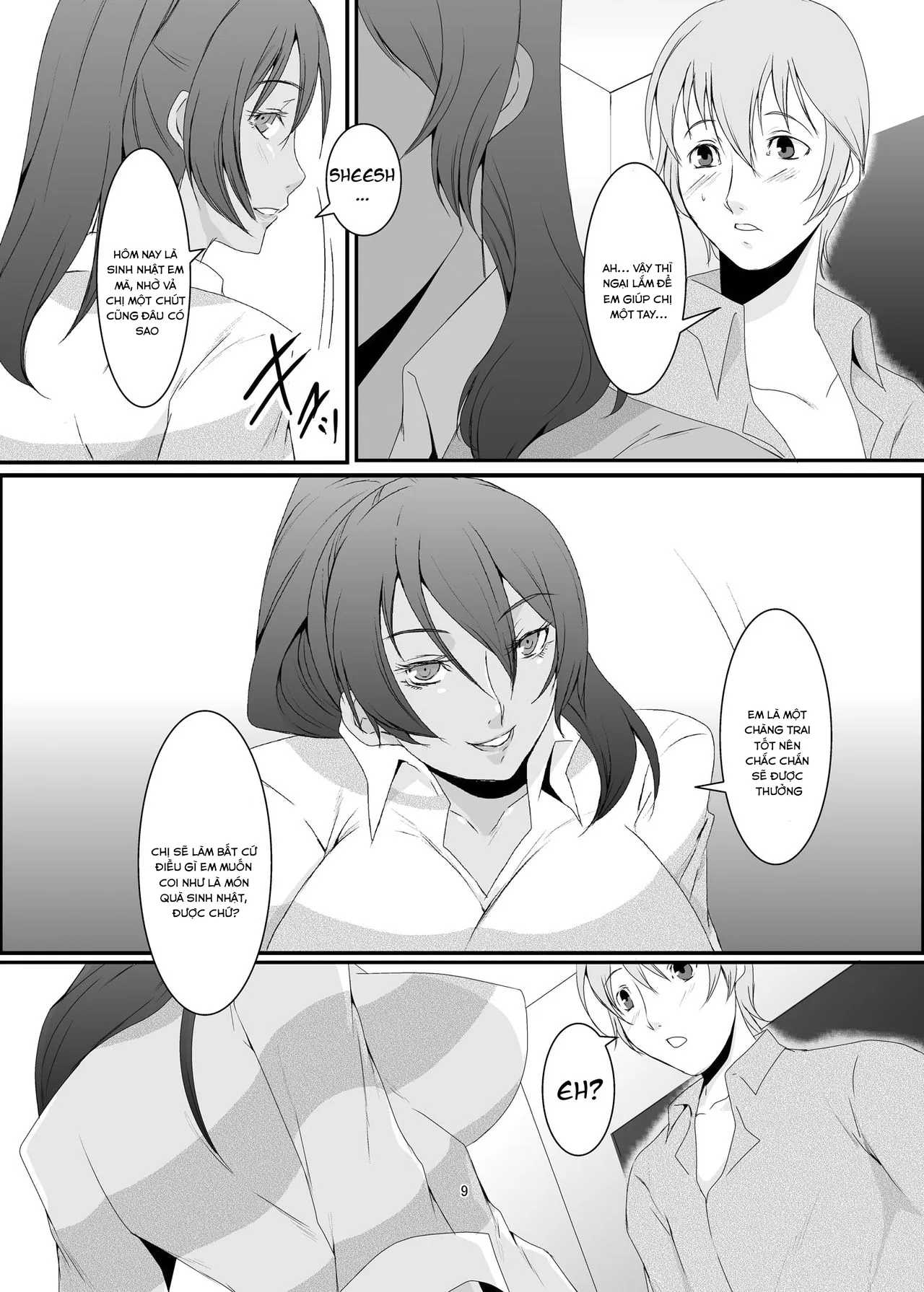 HentaiVN.net - Ảnh 8 - Oku-sama wa Moto Yariman -Besluted - Chap 1