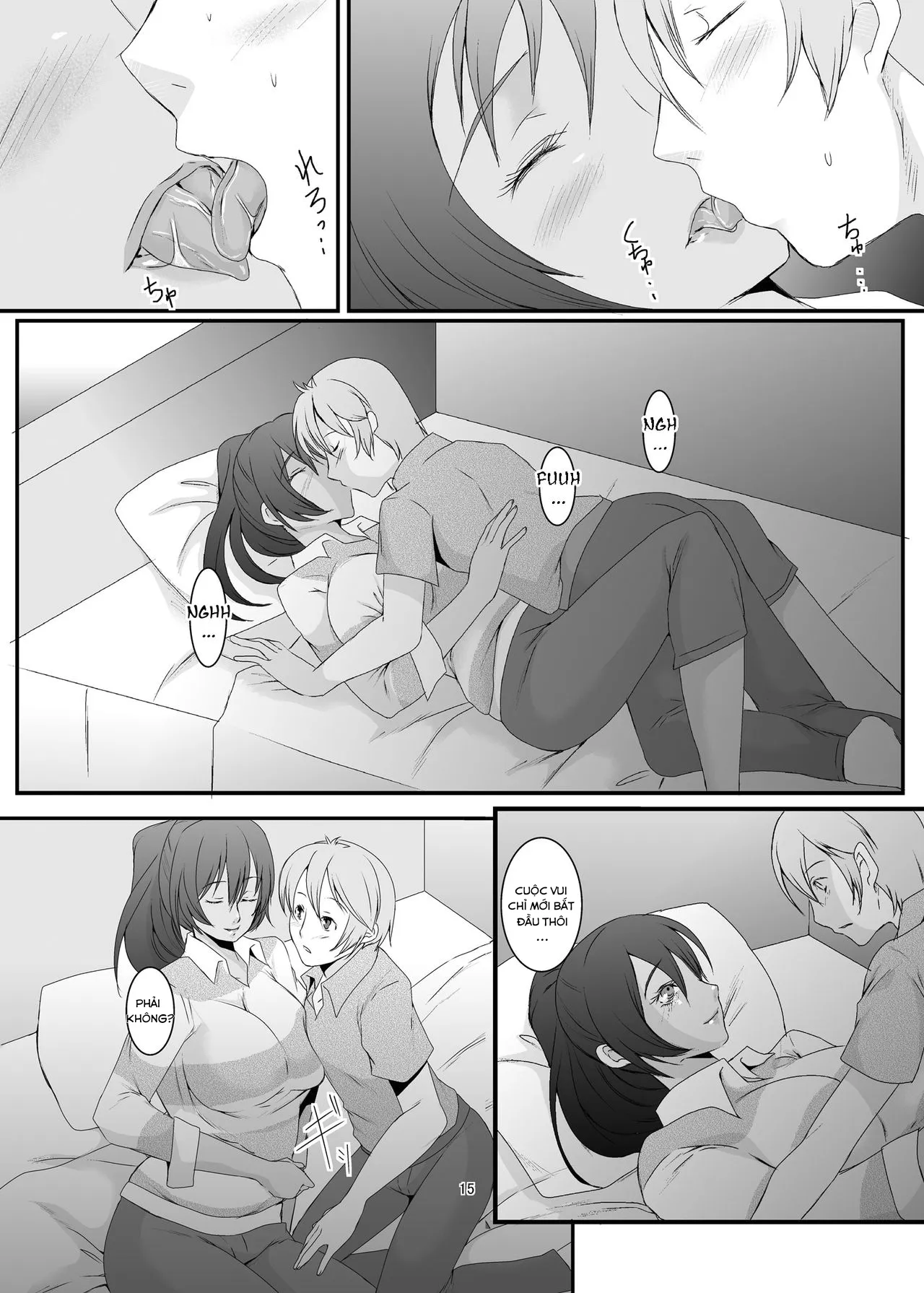 HentaiVN.net - Ảnh 13 - Oku-sama wa Moto Yariman -Besluted - Chap 1