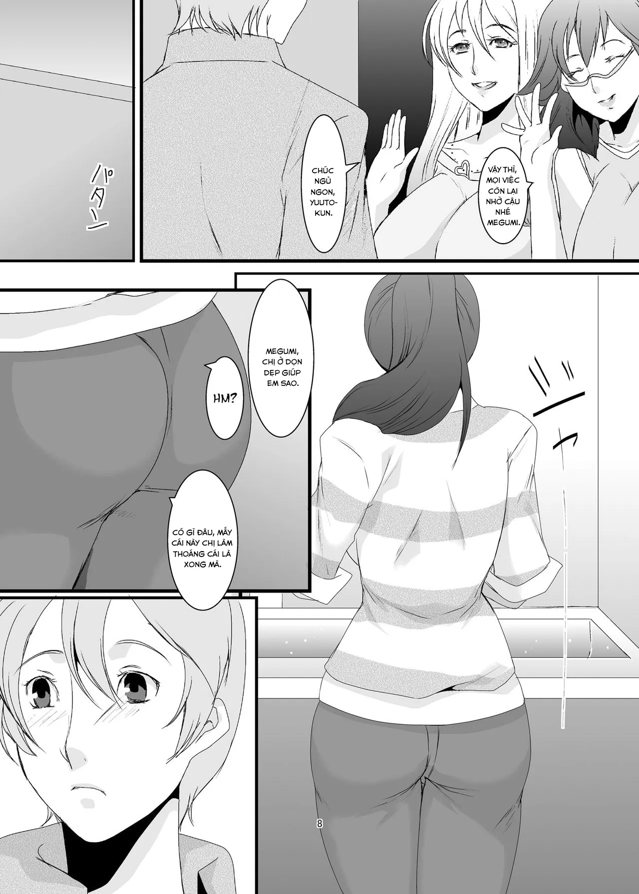HentaiVN.net - Ảnh 7 - Oku-sama wa Moto Yariman -Besluted - Chap 1